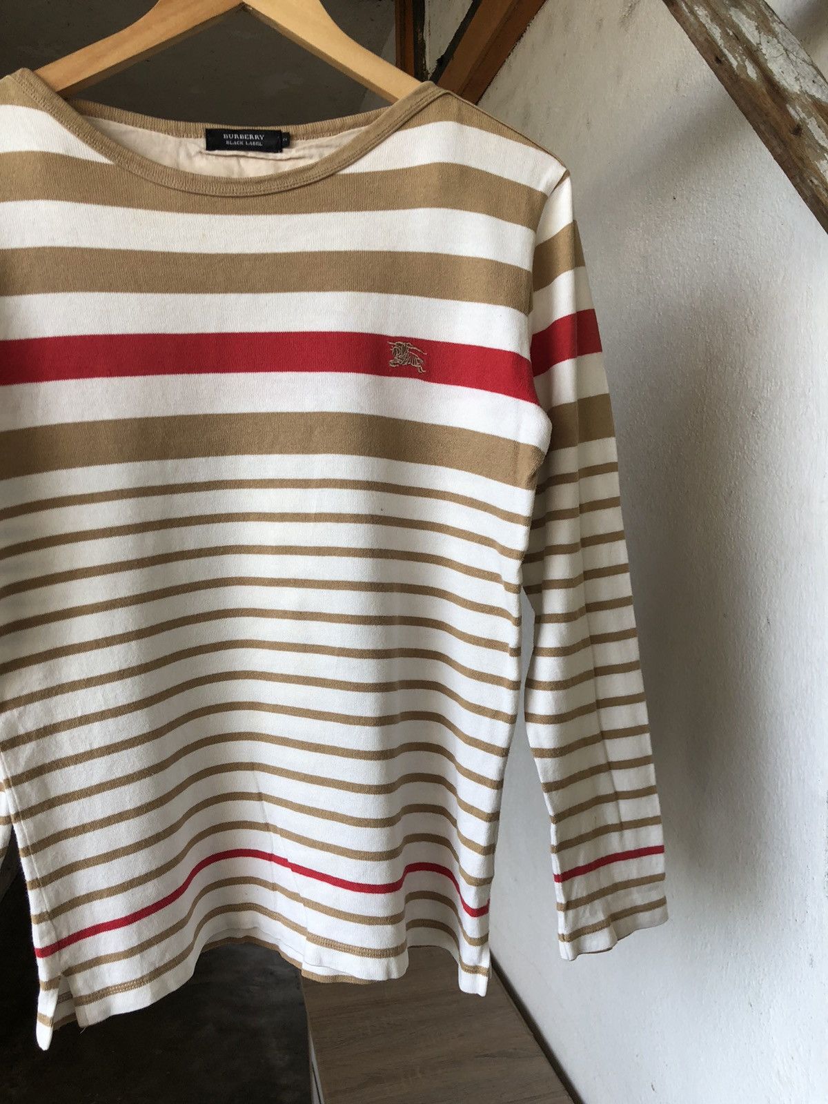 Burberry Vintage Burberry Black Label Stripe Long Sleeve Size M / US 6-8 / IT 42-44 - 5 Thumbnail