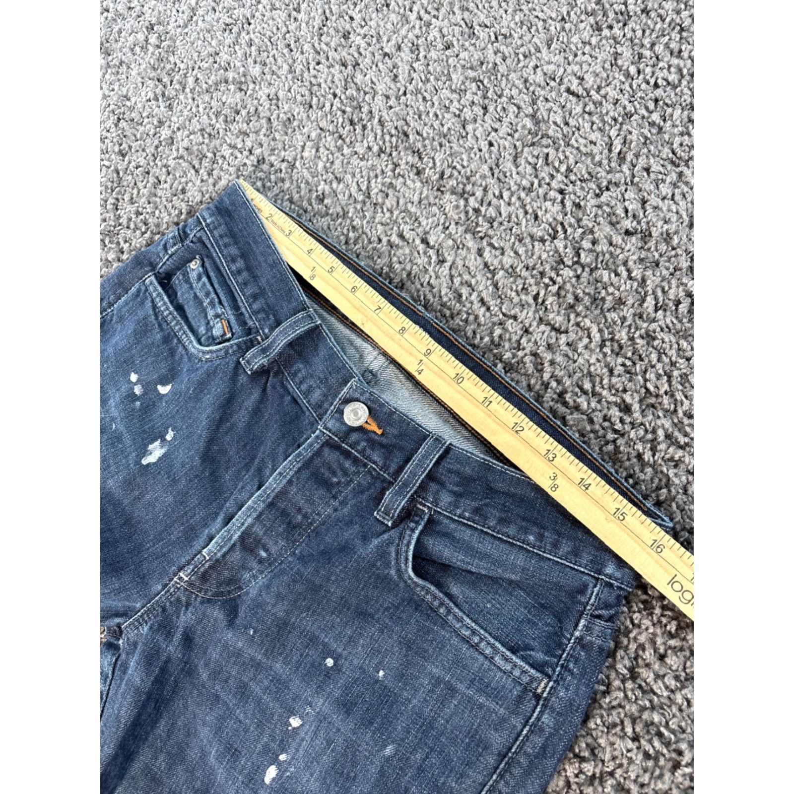 7 For All Mankind 7 For All Mankind Jeans Mens 32x31 Denim Pants Button Fly Blue Medium 5-Pocket Design Regular Fit (Inseam 31) Straight Size US 32 / EU 48 - 4 Thumbnail