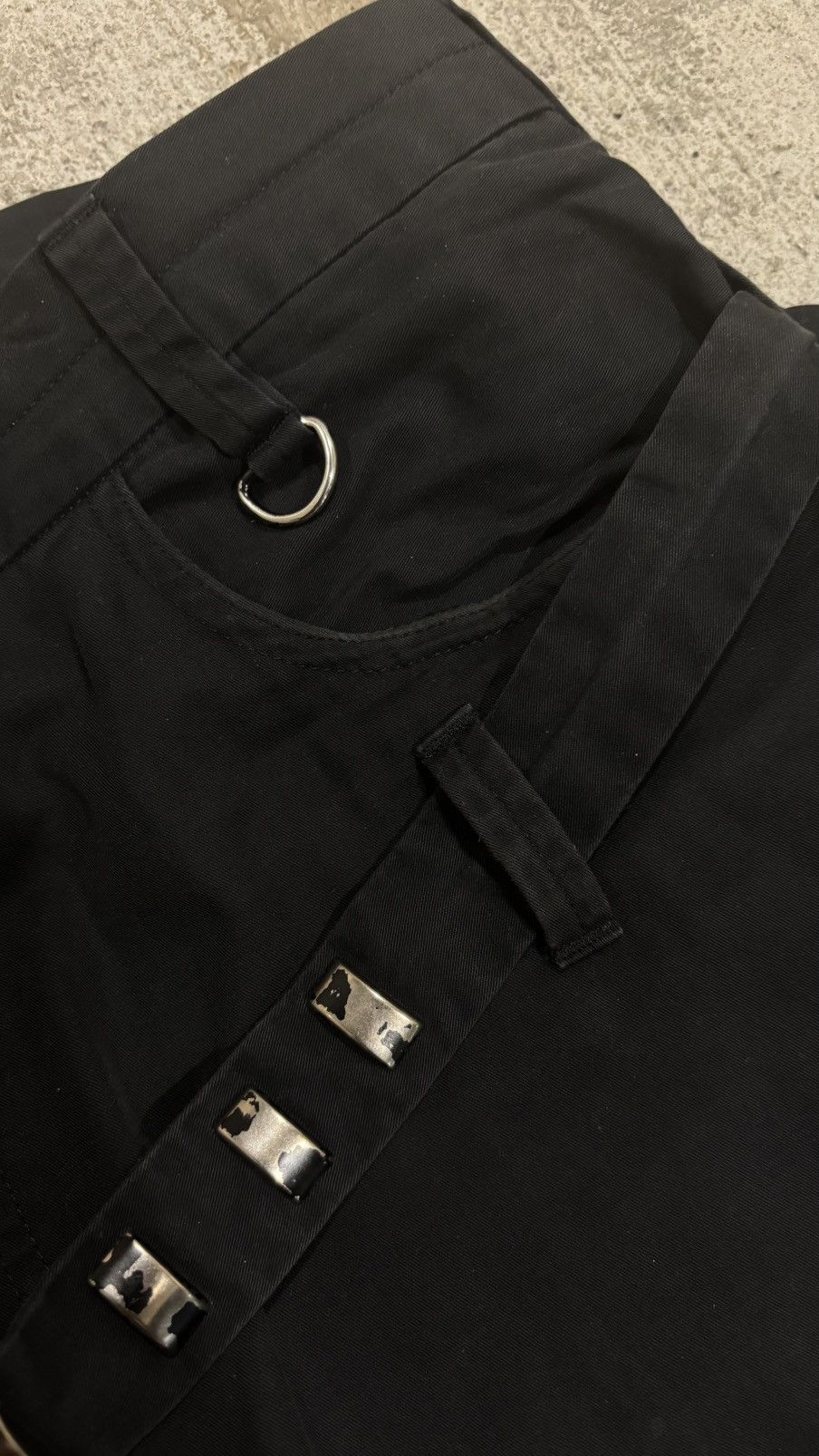 Undercover Undercover SS2006 Studded Belt Pants Size US 33 - 10 Thumbnail