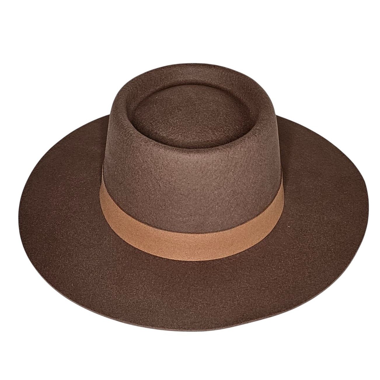 Lack of Color Lack of Color Women's The Mirage Boater Suede-Trimmed Hat Size ONE SIZE - 1 Thumbnail