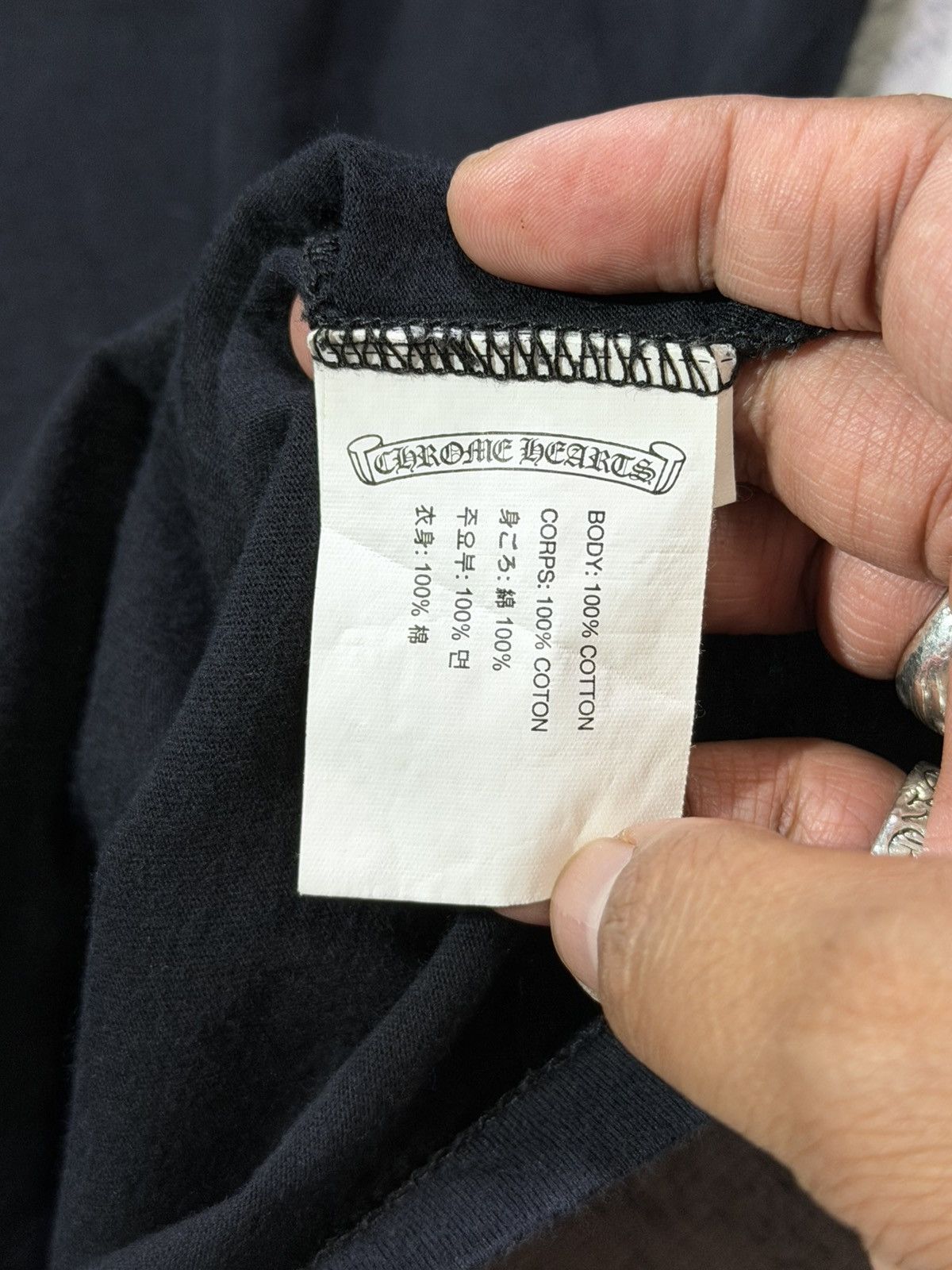 Chrome Hearts Chrome Hearts - Scroll Tee Size US L / EU 52-54 / 3 - 9 Thumbnail