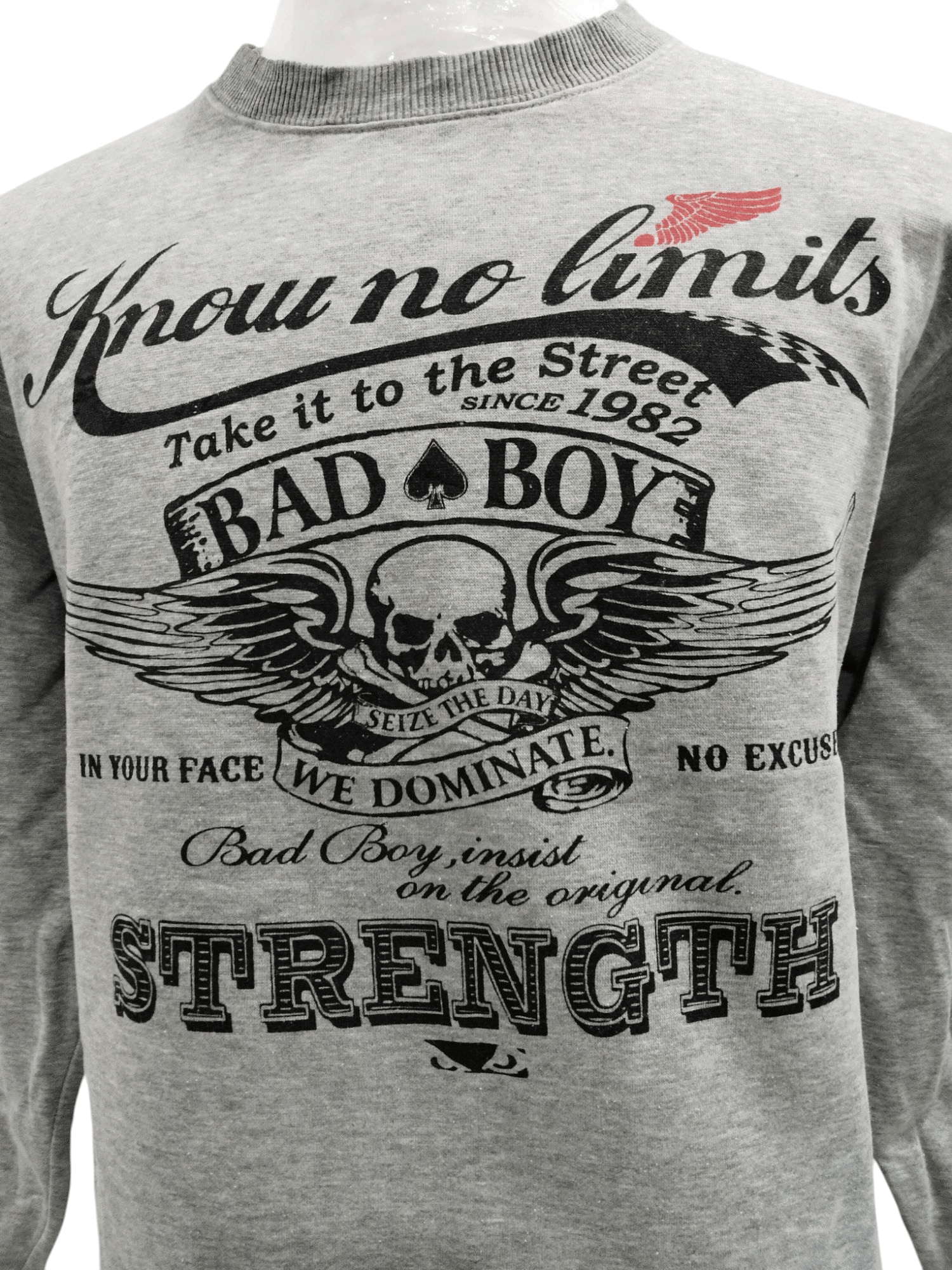 Boy London × HOMME BOY CO. Bad Boy Know Your Limits Skull Sweatshirt Size US L / EU 52-54 / 3 - 2 Thumbnail