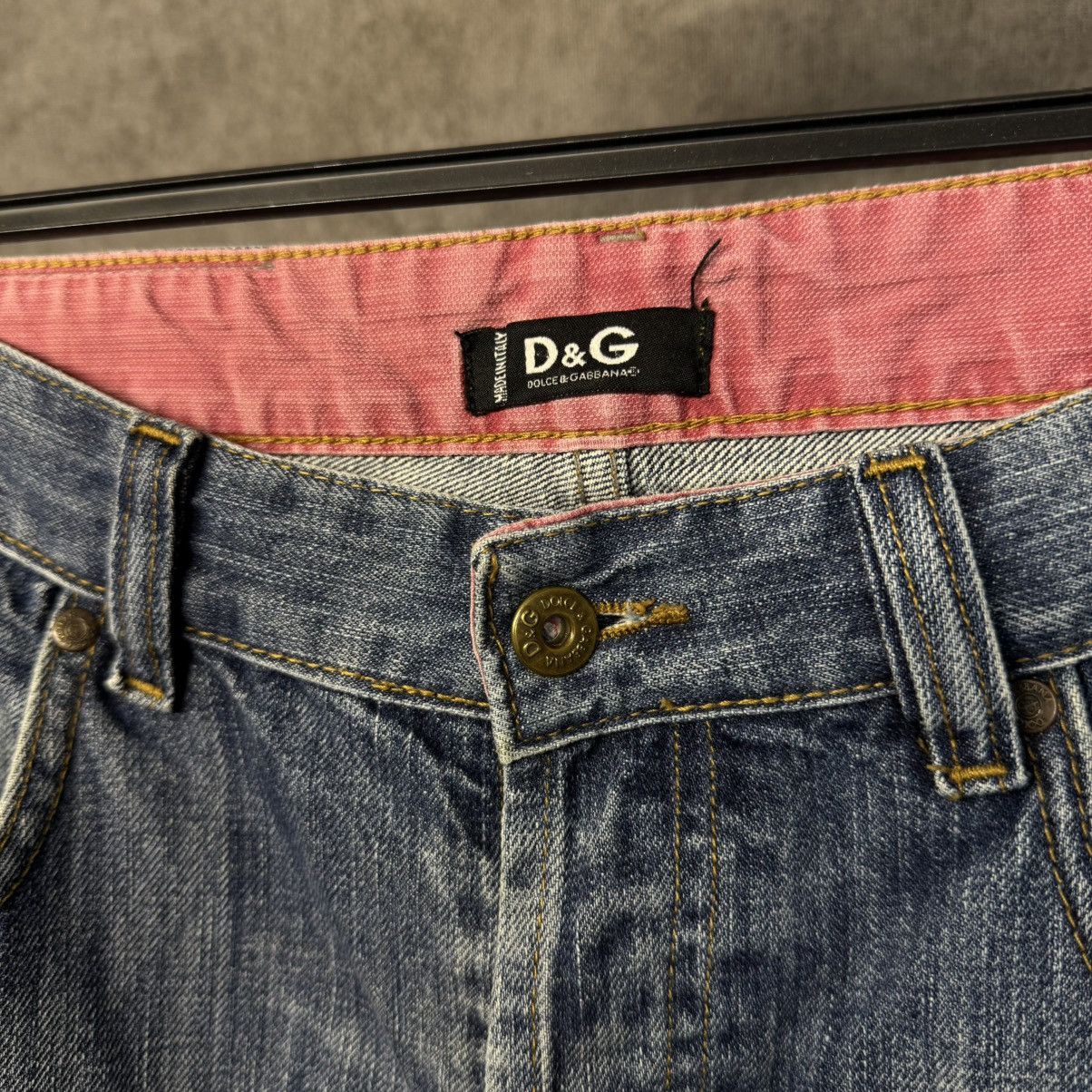 Dolce & Gabbana Vintage Dolce Gabbana patchwork jeans DG denim pants Size US 33 - 6 Thumbnail