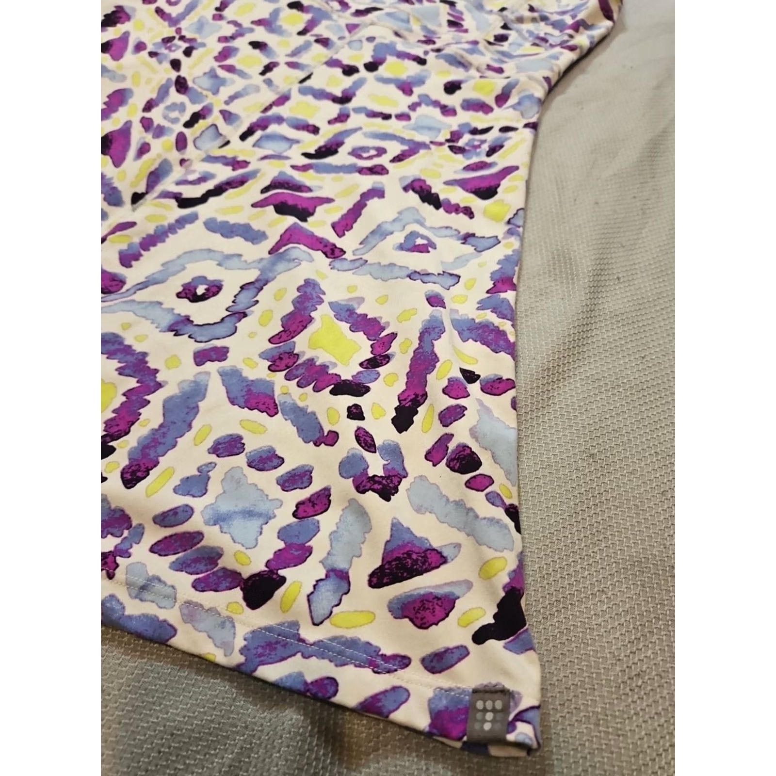 Vintage Title Nine Dress Womens S Dream Purple Abstract Print Fit and Flare Active Size S / US 4 / IT 40 - 6 Thumbnail