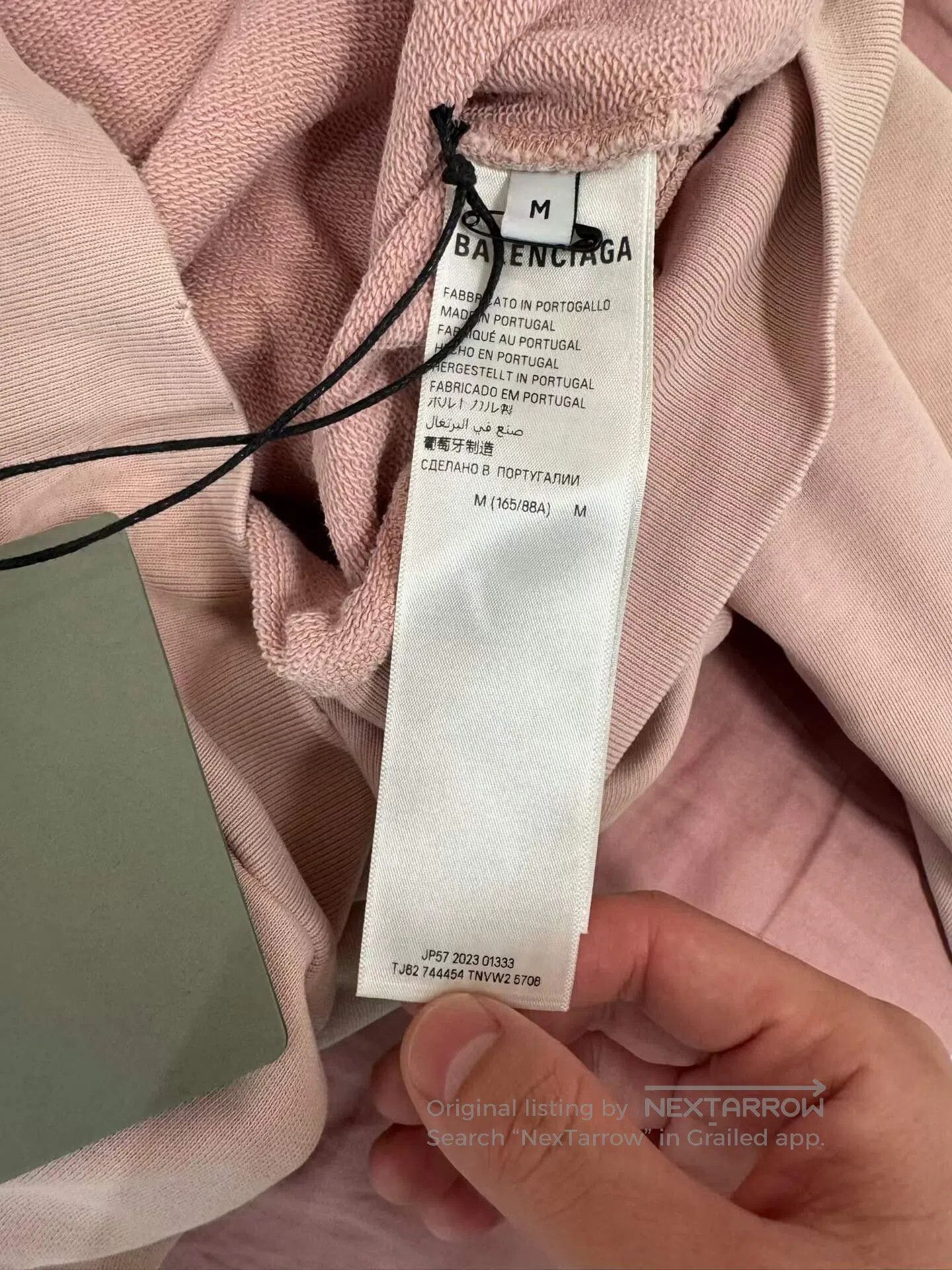 Balenciaga Balenciaga Zip-up hoodie with front and back letter logo| Size M / US 6-8 / IT 42-44 - 5 Thumbnail