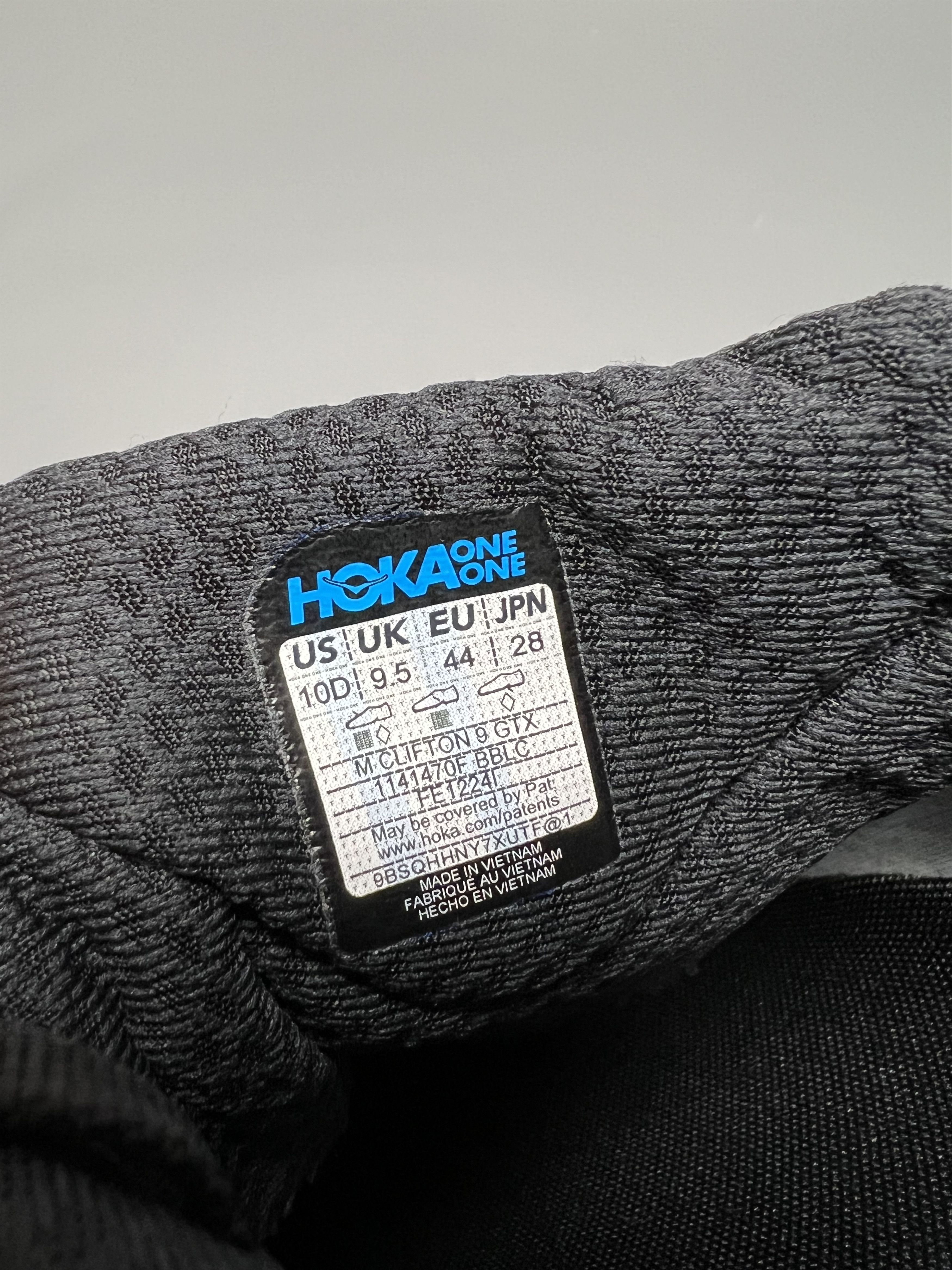 Hoka 10D Hoka One One Clifton 9 GTX Gore-Tex Running Shoes Size US 10 / EU 43 - 9 Thumbnail