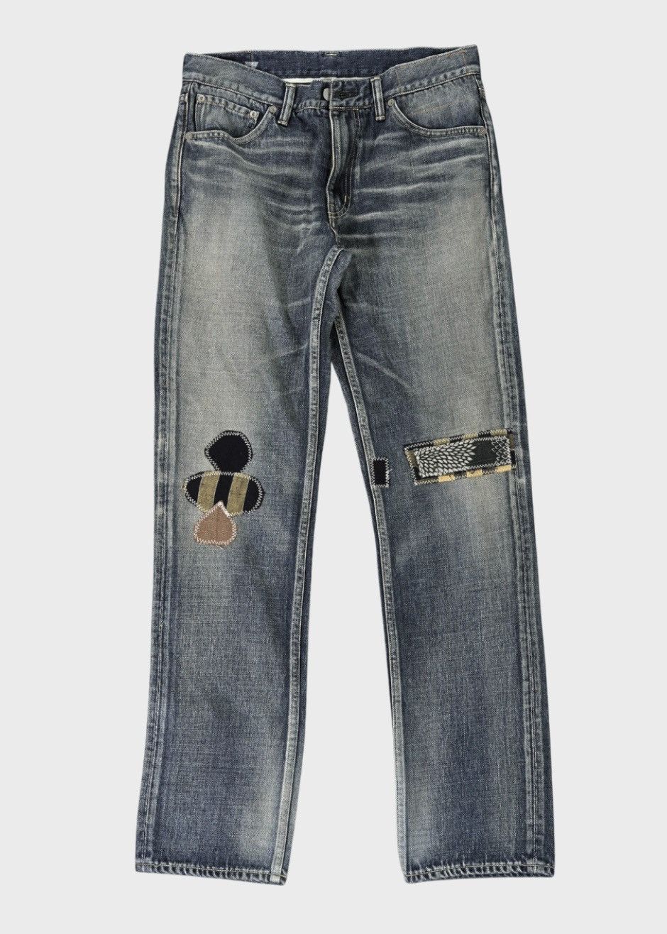 Visvim Visvim Social Sculpture Patchwork Denim Pants Size US 32 / EU 48 - 1 Thumbnail