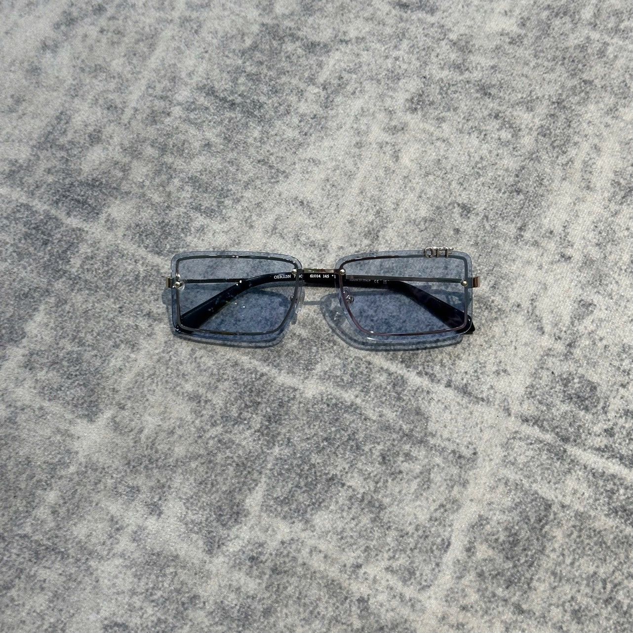Off-White OFF WHITE TAMPA GOLD LIGHT BLUE SUNGLASSES Size ONE SIZE - 2 Thumbnail