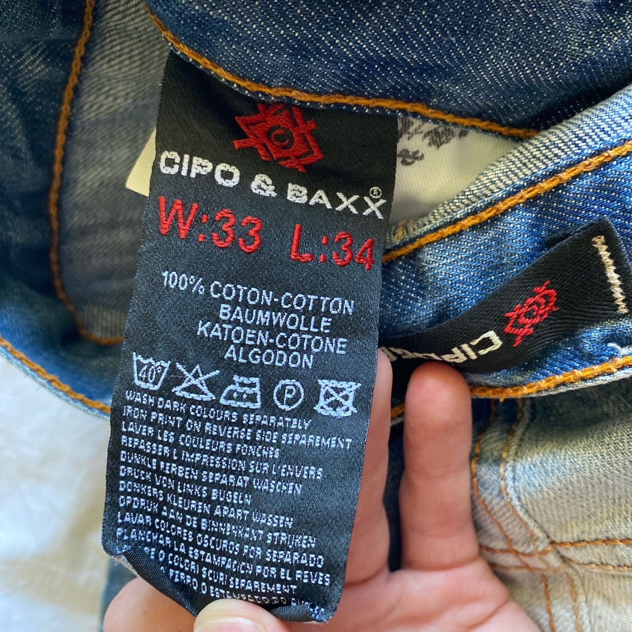 Cipo and baxx vintage streetwear jeans
