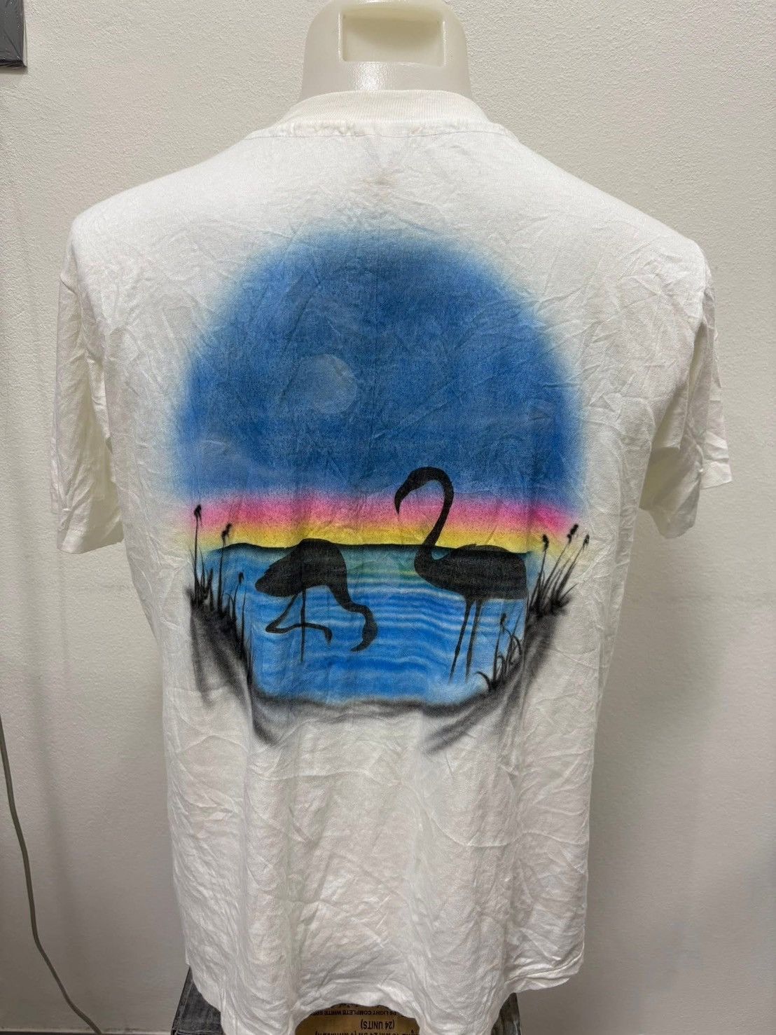 Other Vintage 80s STEDMAN Pocket T-Shirt – Spray Paint Graphic Size US XL / EU 56 / 4 - 2 Thumbnail