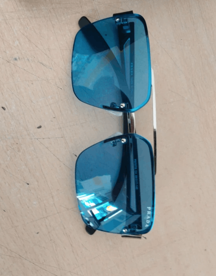 Prada PRADA Sunglasses Wrap Shield Mask Symbole Sport Red Tab Size ONE SIZE - 1 Thumbnail