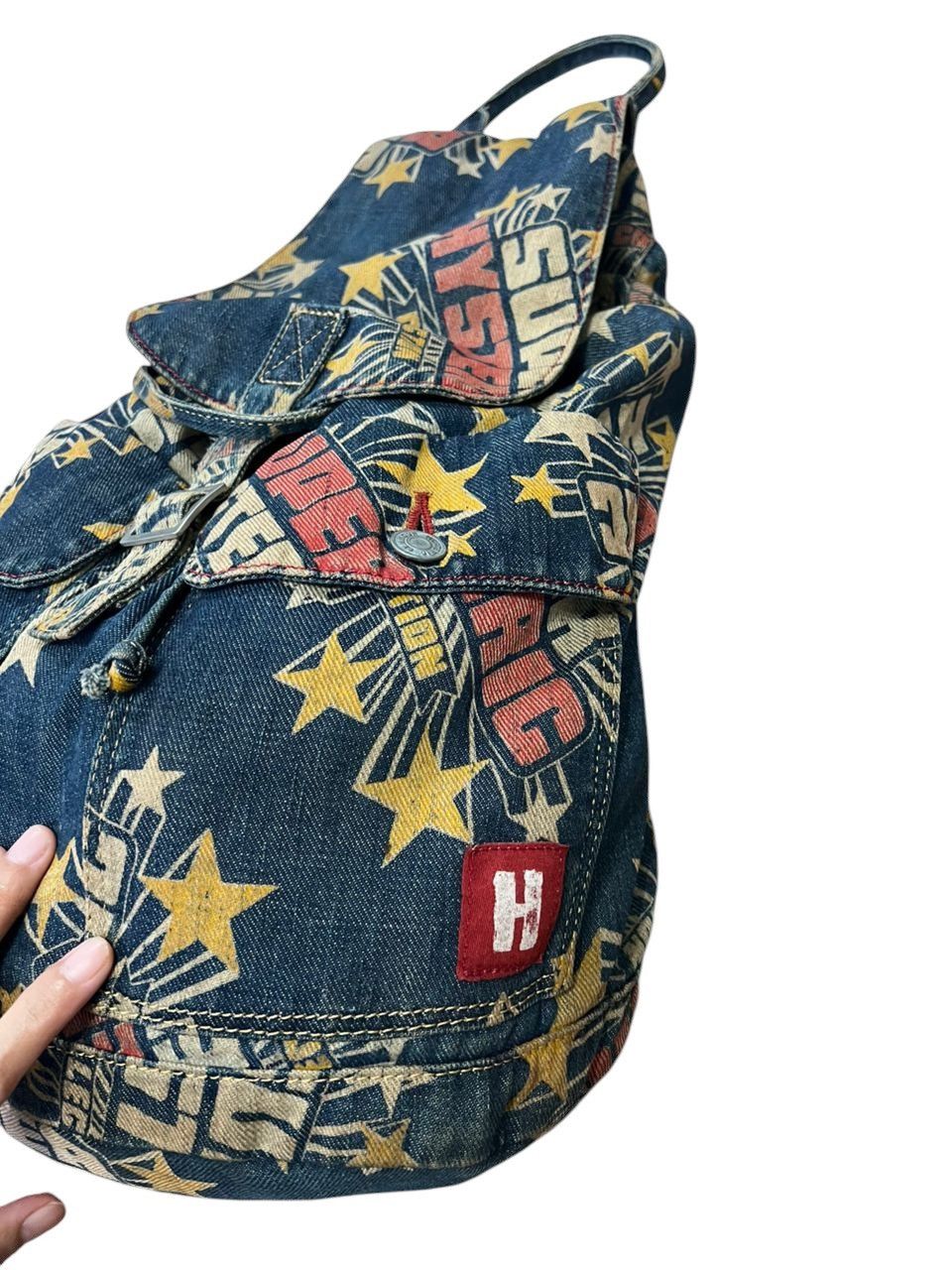 Hysteric Glamour Vintage Hysteric Glamour Denim Begpack Size ONE SIZE - 3 Thumbnail