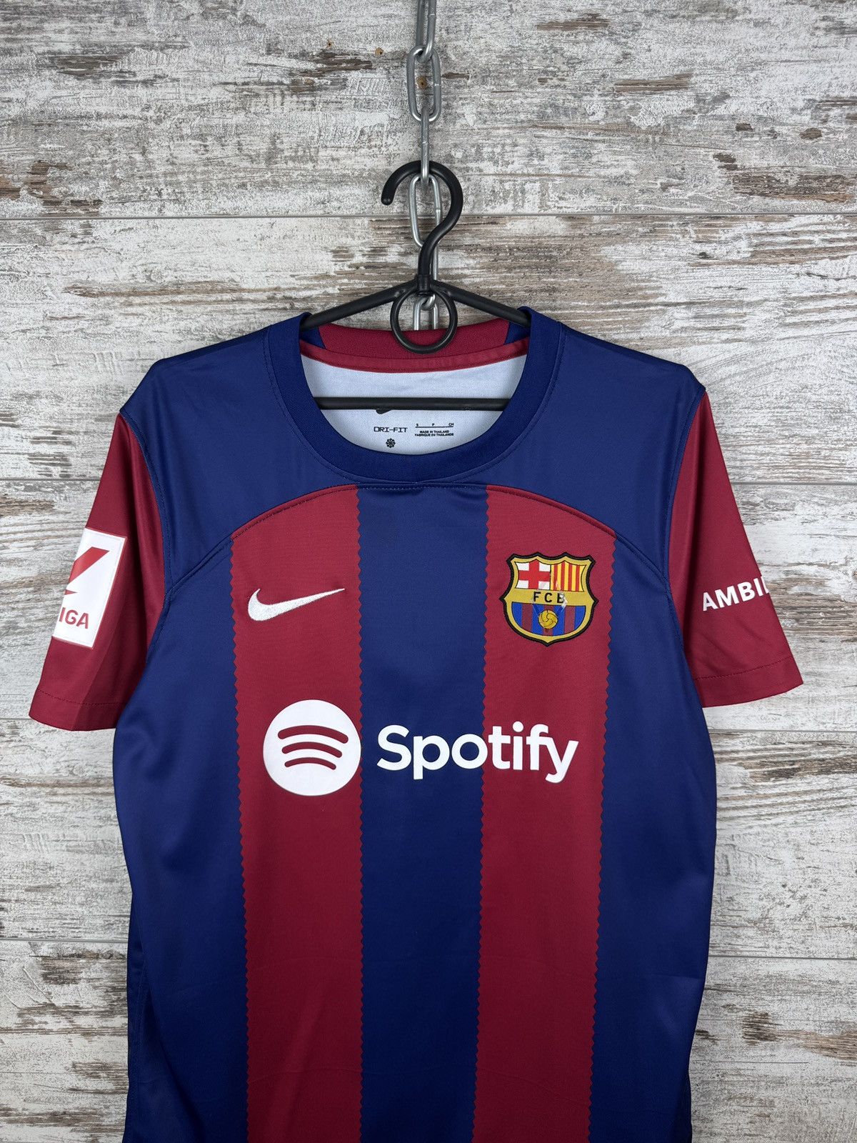 Nike Mens Nike FC Barcelona soccer jersey T-shirt tee training Size US S / EU 44-46 / 1 - 3 Thumbnail