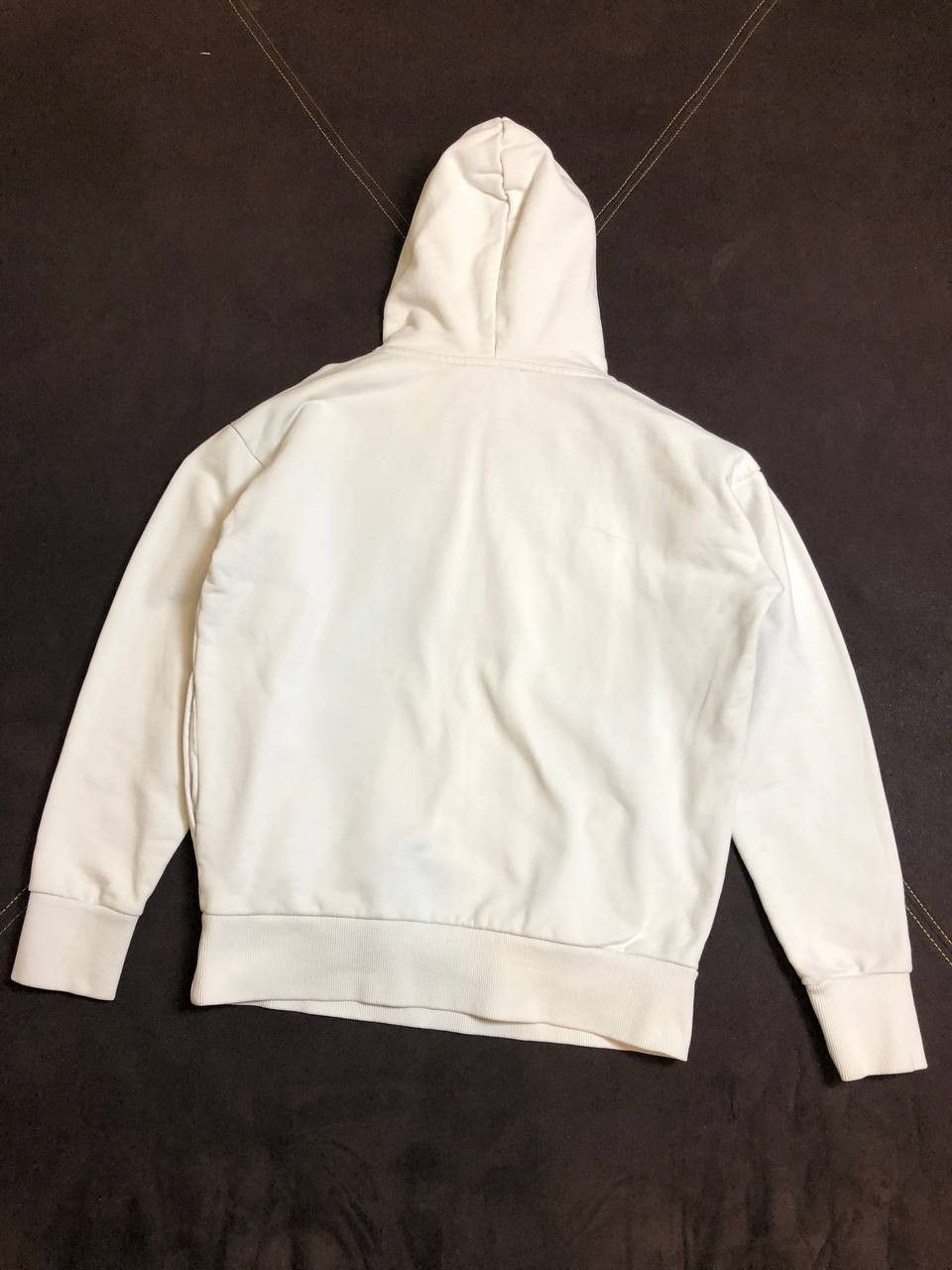 Diesel Vintage Y2K Diesel Hybrid Logo White Boxy Hoodie Size US XXS / EU 40 - 5 Thumbnail