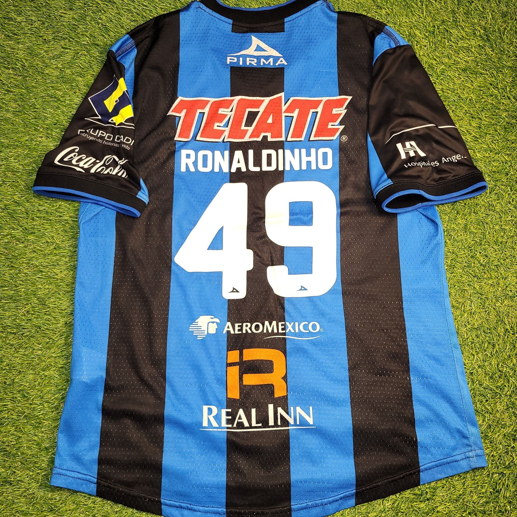 Other Ronaldinho Queretaro PLAYER ISSUE 2014 2015 Soccer Jersey Size US L / EU 52-54 / 3 - 1 Thumbnail
