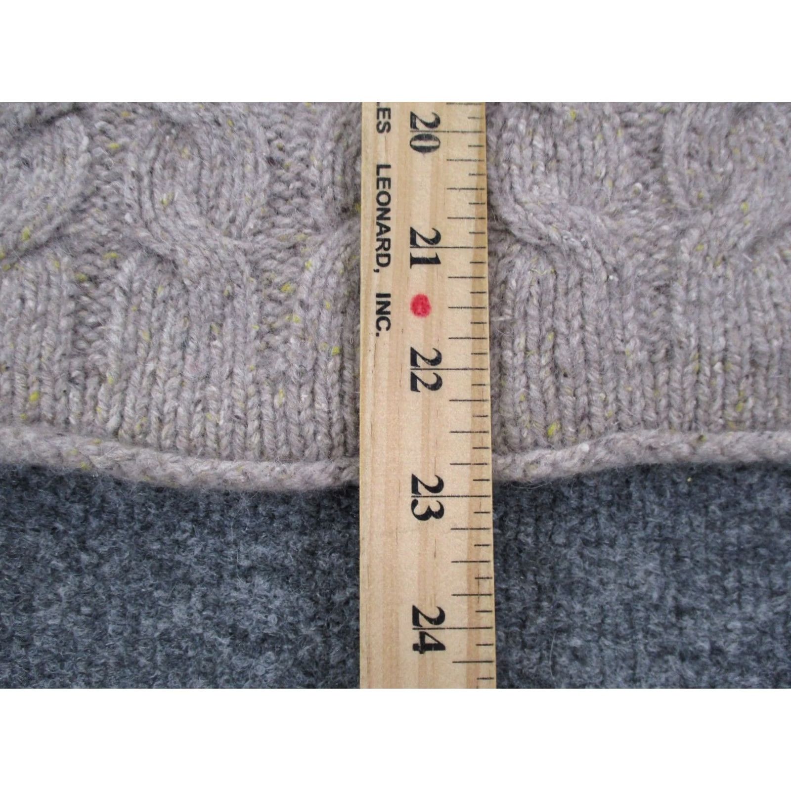 Vintage Irelandseye Wool Silk Cable-Knit Pullover Beige L Womens Sweater Christmas Fall Winter Casual Womens Pullover Knit Thermal Logo Irelandseye Size L / US 10 / IT 46 - 4 Thumbnail