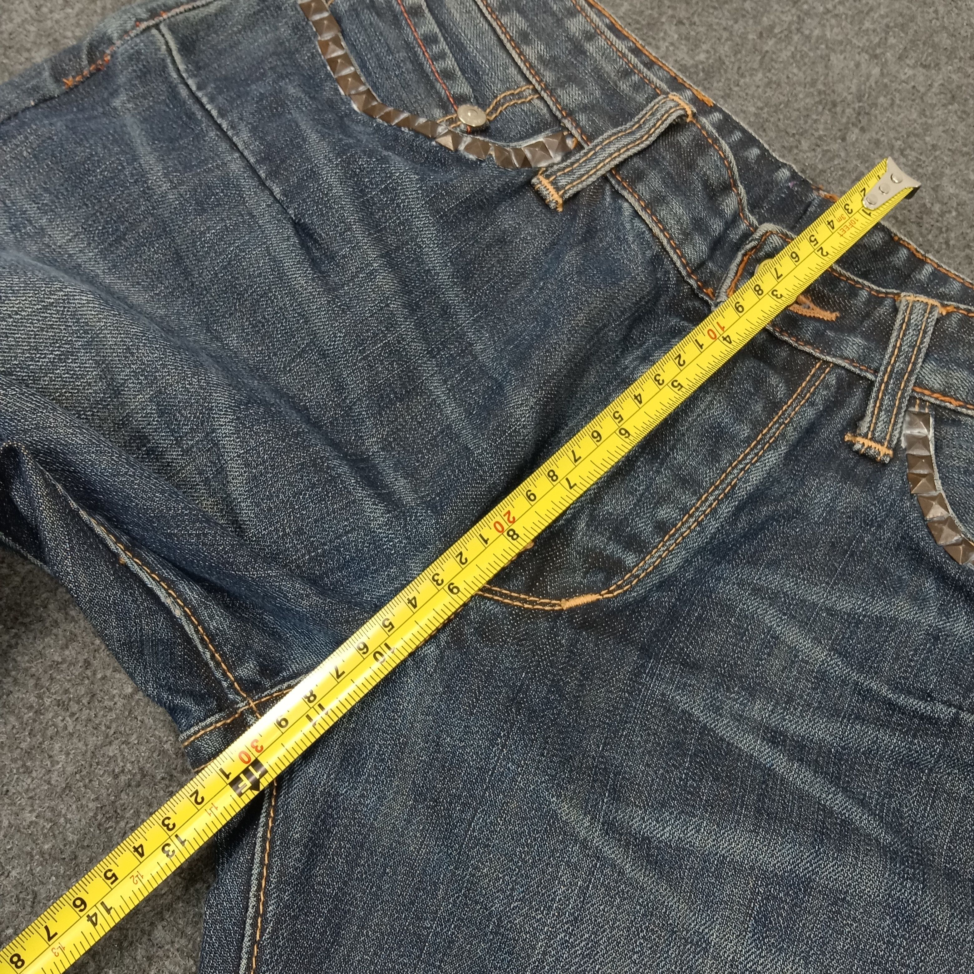 Christian Audigier × Ed Hardy × Vintage Ed Hardy Christian Audugier Custom Logo Jeans Size US 31 - 10 Thumbnail