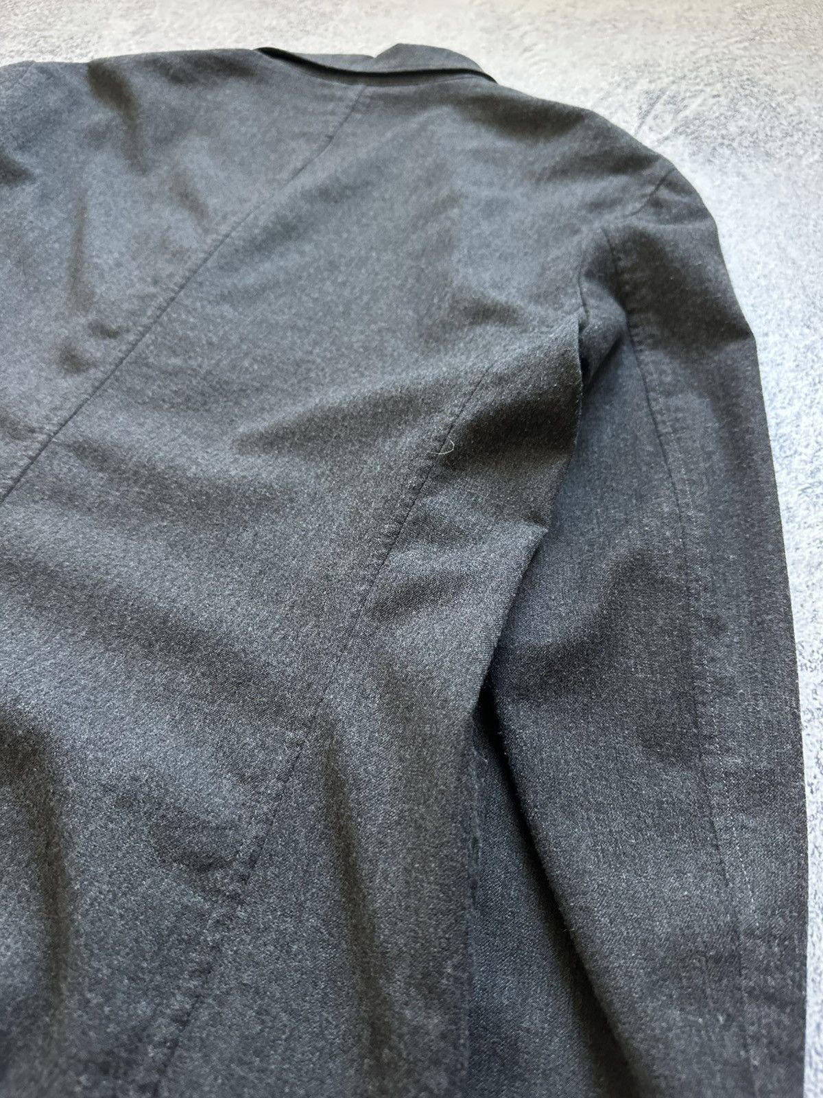 Barena Venezia 3 Button Gray Wool Blazer Size IT 54 US 44