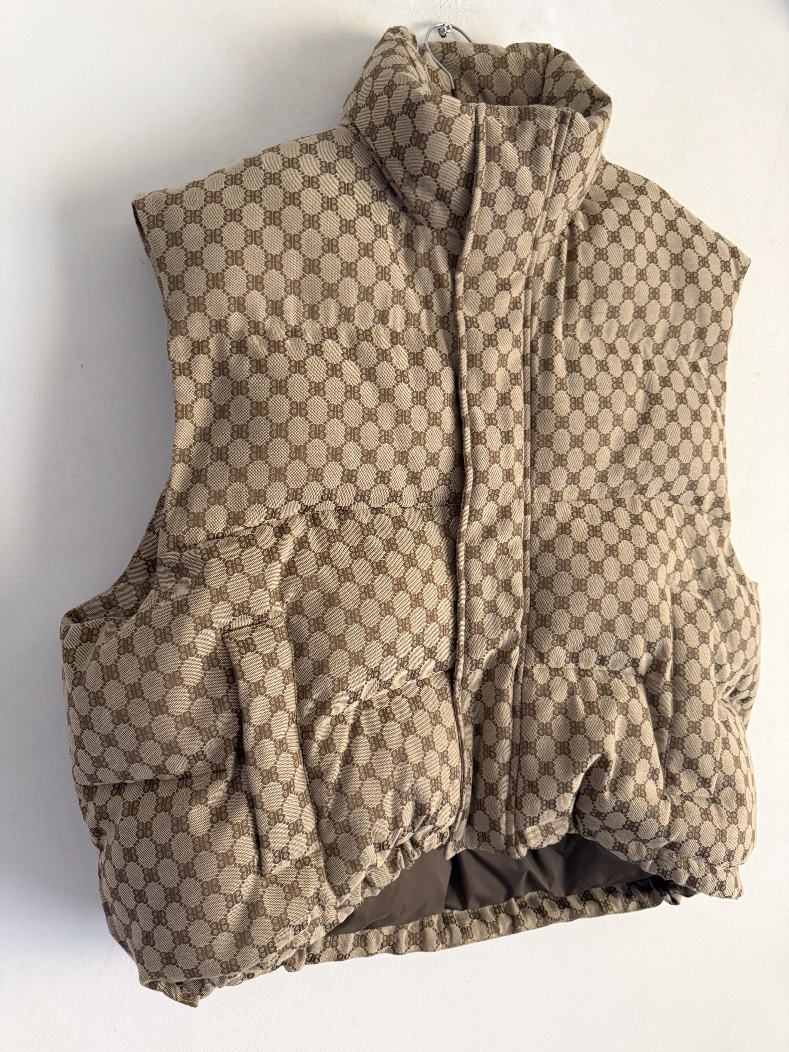 Balenciaga × Gucci Padded Vest Monogram Hood Size US M / EU 48-50 / 2 - 9 Thumbnail