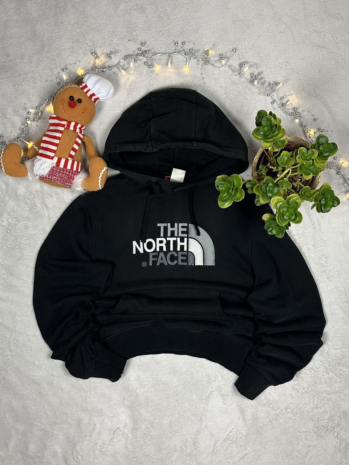 Pre-owned The North Face X Vintage The North Face Big Logo Hoodie In Black