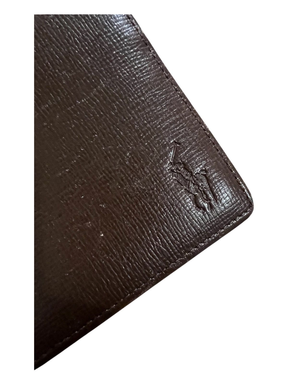 Polo Ralph Lauren 1990s Polo Ralph Lauren Saffiano Leather Bifold Long Wallets Size ONE SIZE - 3 Thumbnail