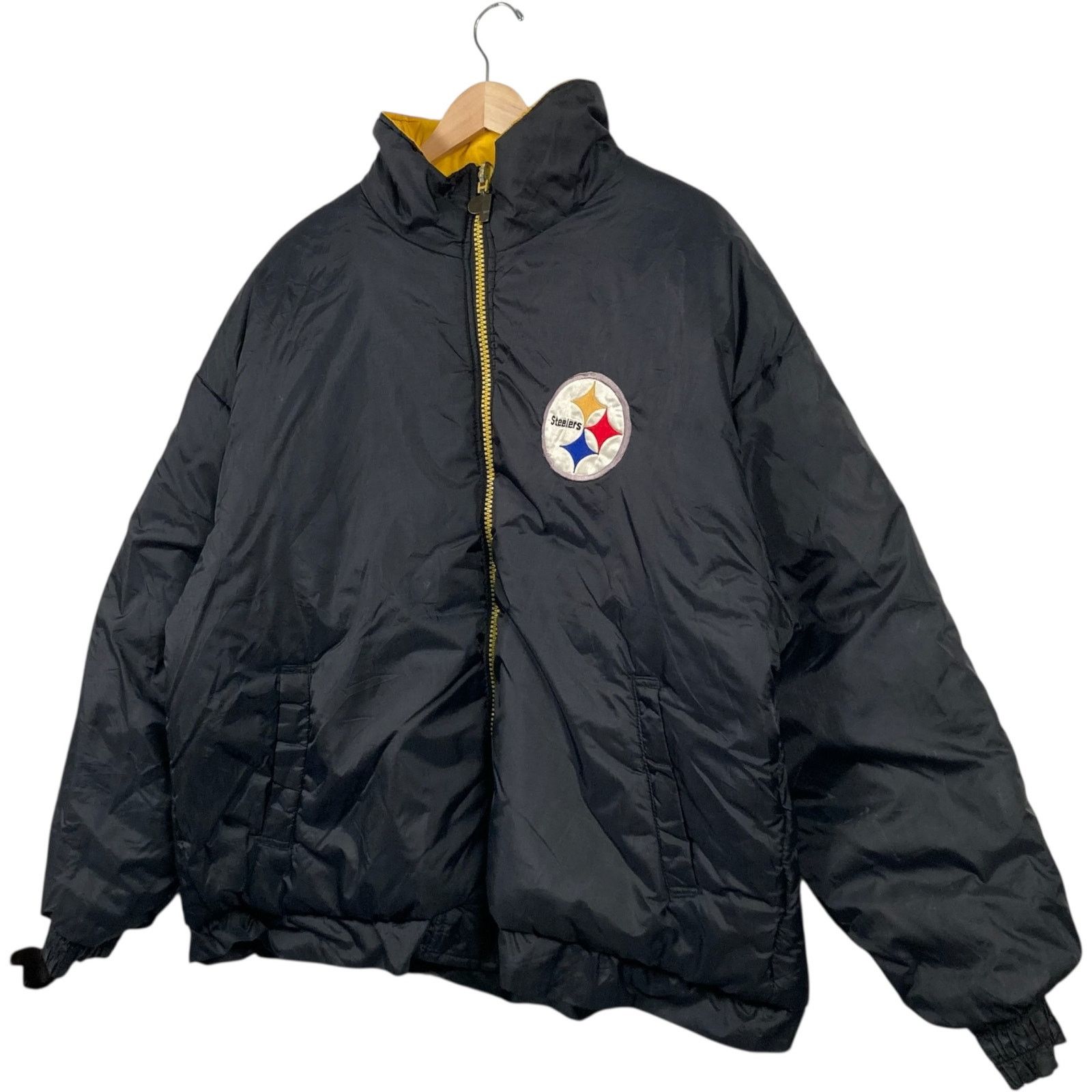 Pro Player Vintage Pittsburgh Steelers Reversible NFL Puffer Jacket L Size US L / EU 52-54 / 3 - 3 Thumbnail