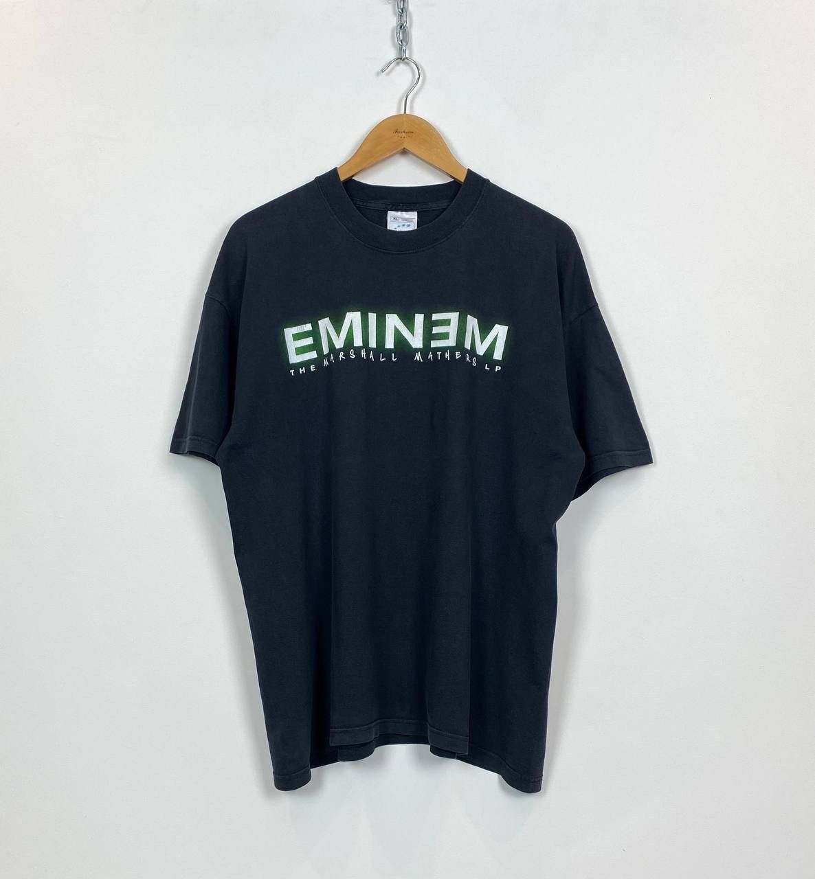 image of Band Tees x Rap Tees Vintage 2000 Eminem Remember Me? (Dr. Dre 50 Cent Ice Cube) in Black (Size XL)