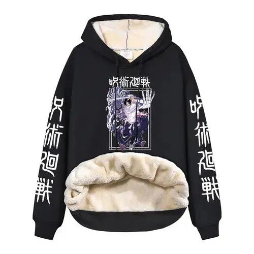 Japanese Brand × Vintage Gojo Satoru Warm Hoodie Winter Jujutsu Kaisen Size US L / EU 52-54 / 3 - 3 Thumbnail