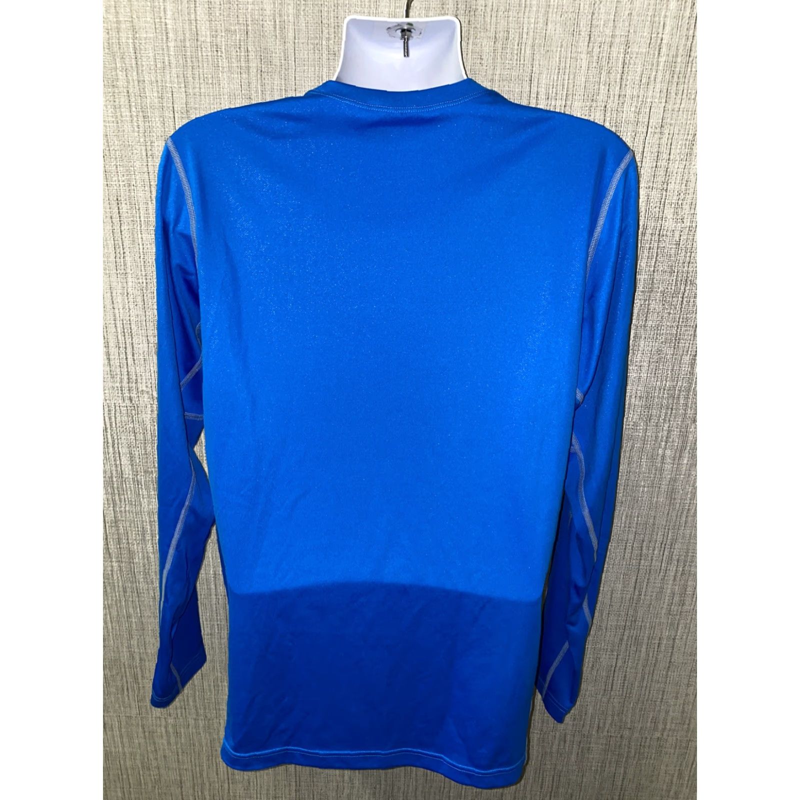 Vintage Columbia Mens T-Shirt Long Sleeve Blue Polyester Size L Regular Solid Shirt Size US L / EU 52-54 / 3 - 5 Thumbnail