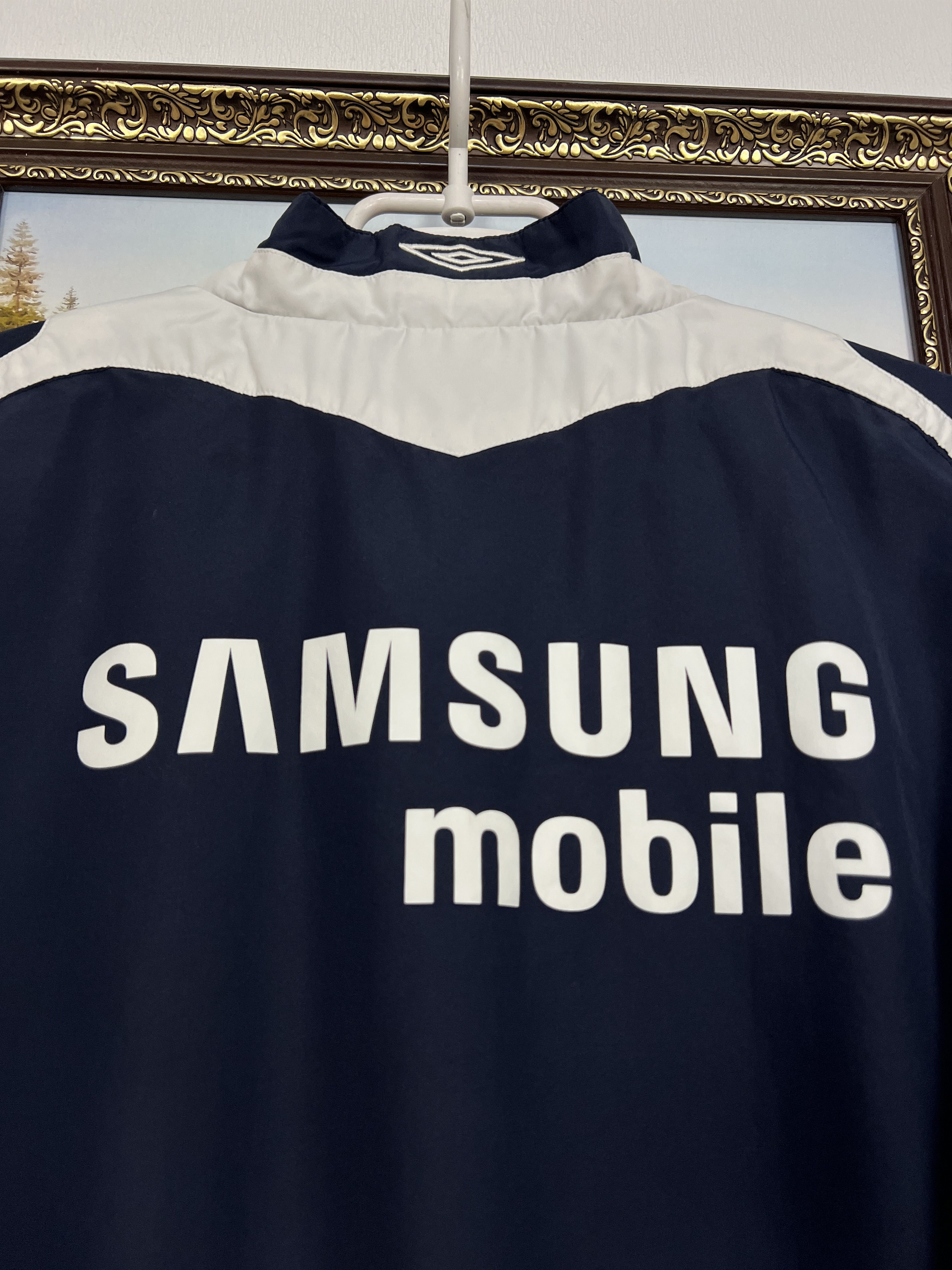 Adidas Vintage Chelsea Football Train Track Top Soccer Jacket Size US XL / EU 56 / 4 - 8 Thumbnail