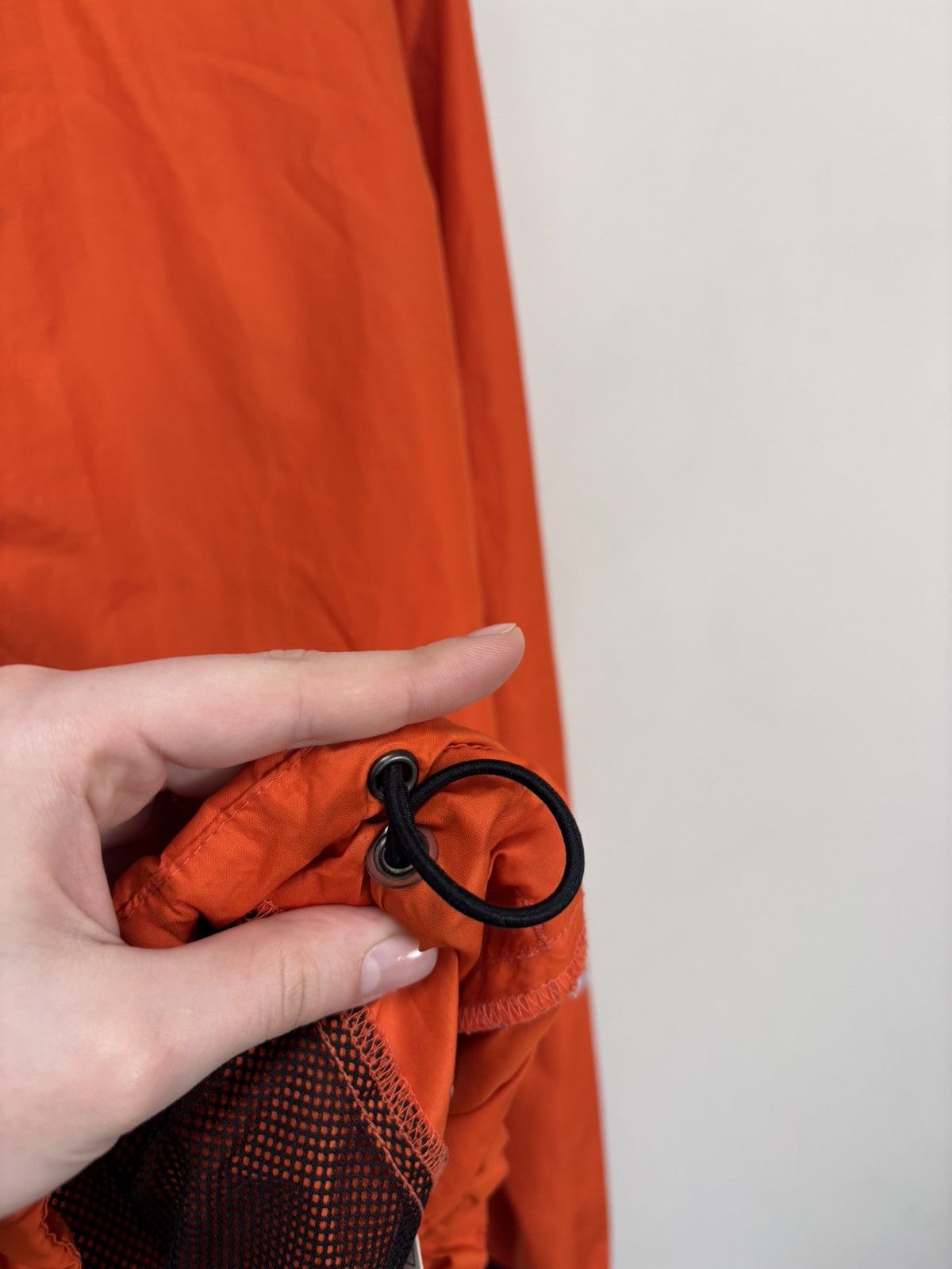 Nike Vintage 1990s Nike Y2K Orange Half Zip Windbreaker Jacket Size US M / EU 48-50 / 2 - 12 Thumbnail