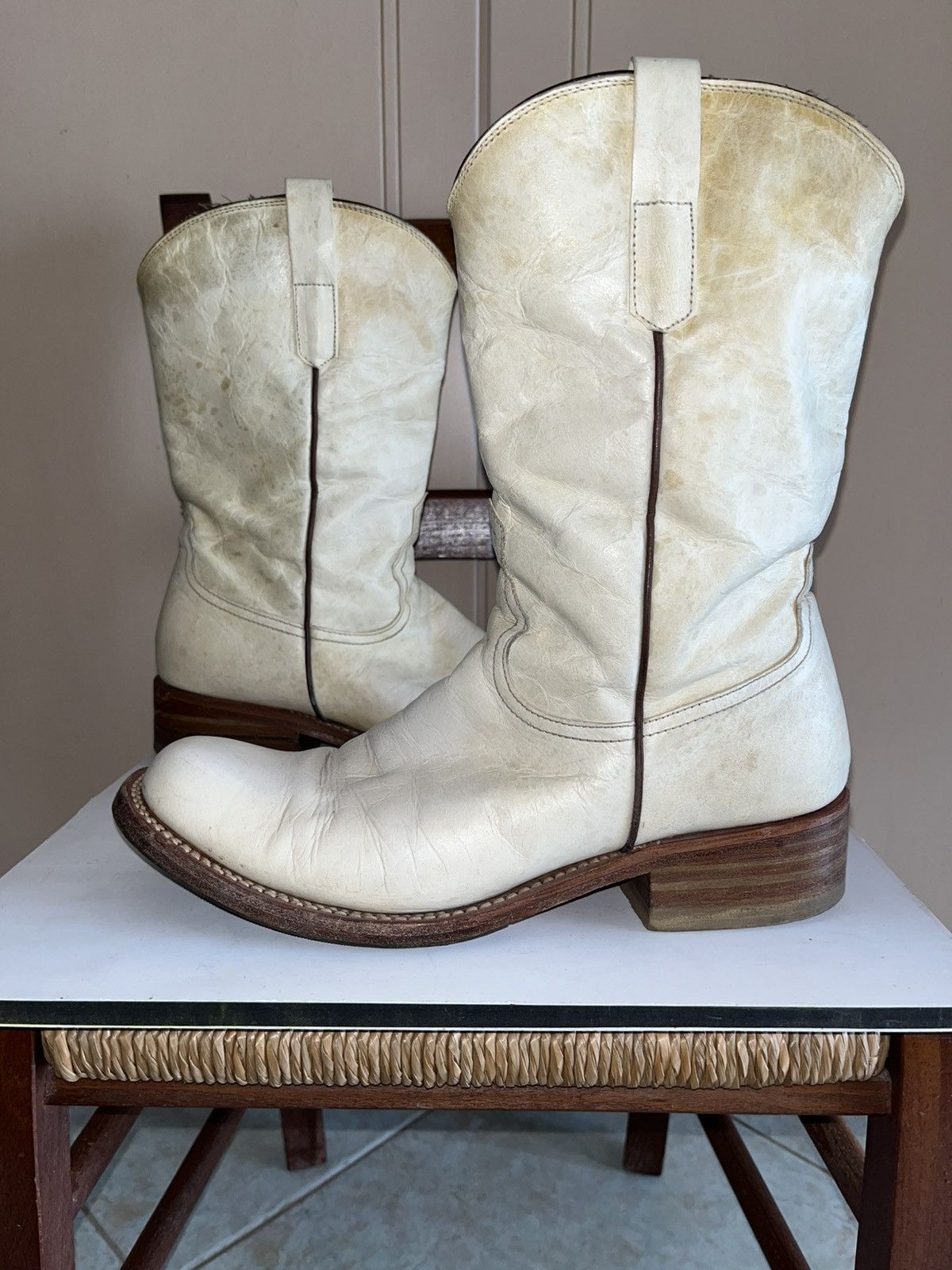 Gianni Barbato Vintage camperos 90’s Gianni Barbato texan embroidery boots Size US 10 / IT 40 - 1 Thumbnail