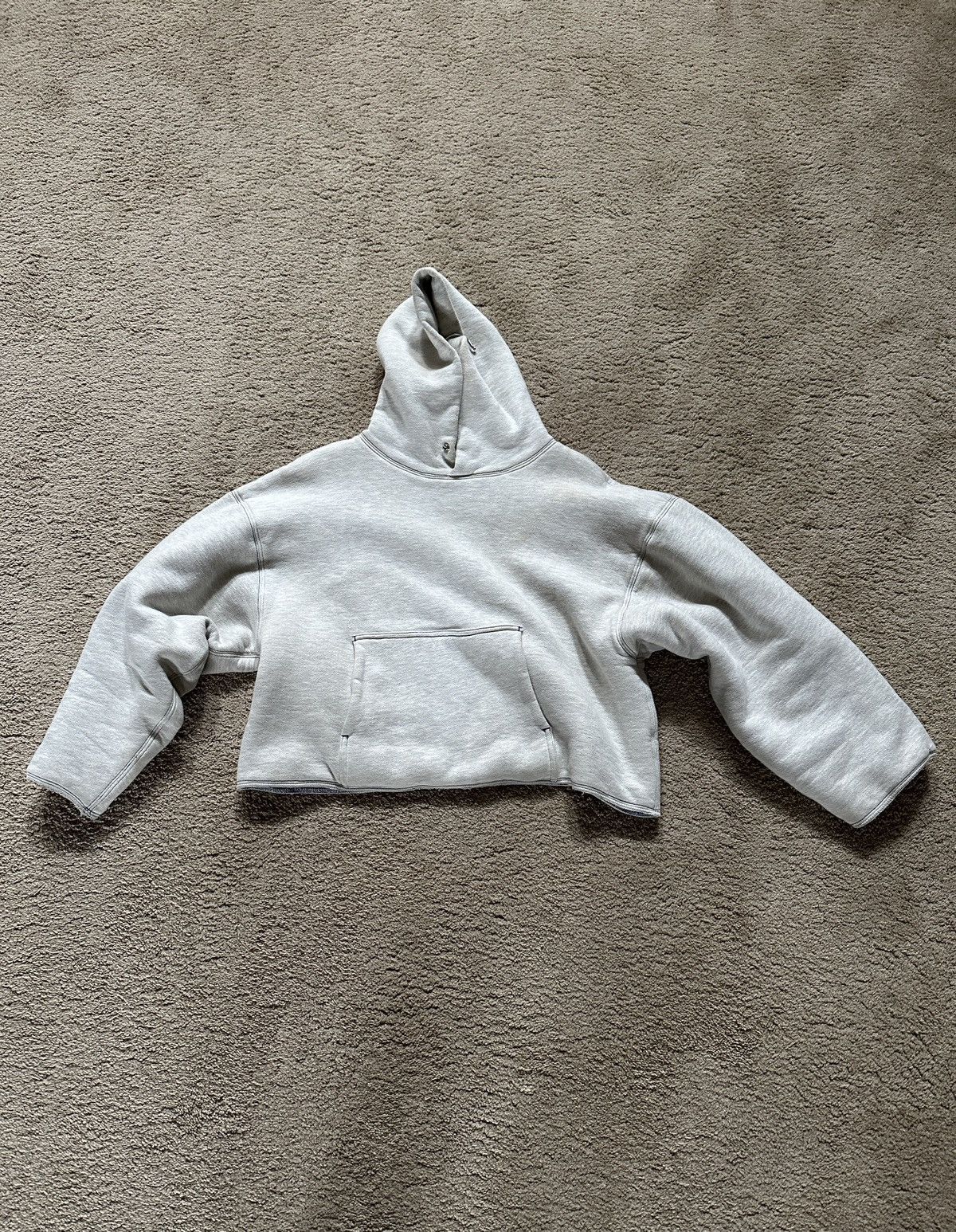image of Kanye West x Yeezy Season Sample Yeezyxgap “ Wyoming” Ara Dbl Lyr Perfect Hoodie in Heather Grey (S
