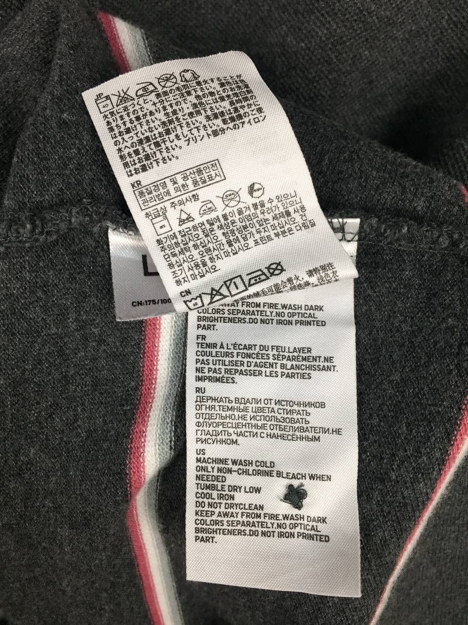 Japanese Brand × Uniqlo Uniqlo Casual Essential Striped Polo Tee Size US M / EU 48-50 / 2 - 8 Thumbnail