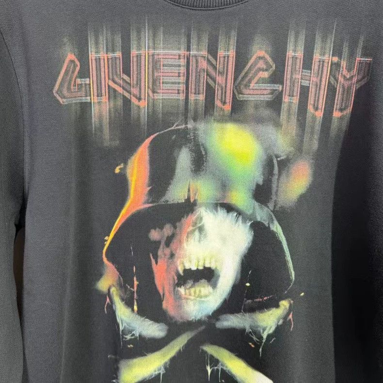 Givenchy Givenchy Phantom skull hooded sweatshirt Size US S / EU 44-46 / 1 - 3 Thumbnail
