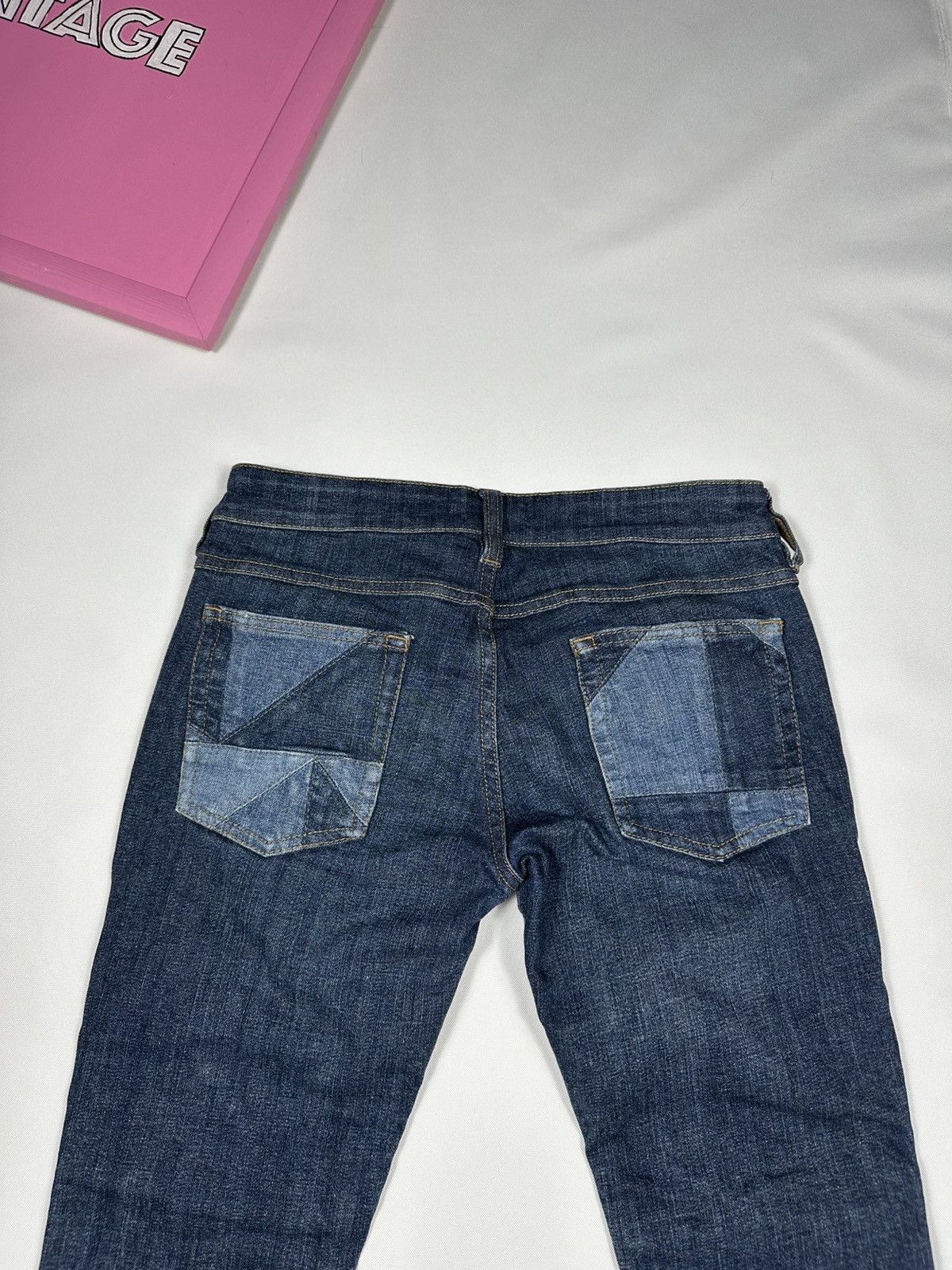 Isabel Marant Etoile Isabel Marant Etoile Patchwork Straight Dillon Jeans Pants Size 27" / US 4 / IT 40 - 15 Thumbnail