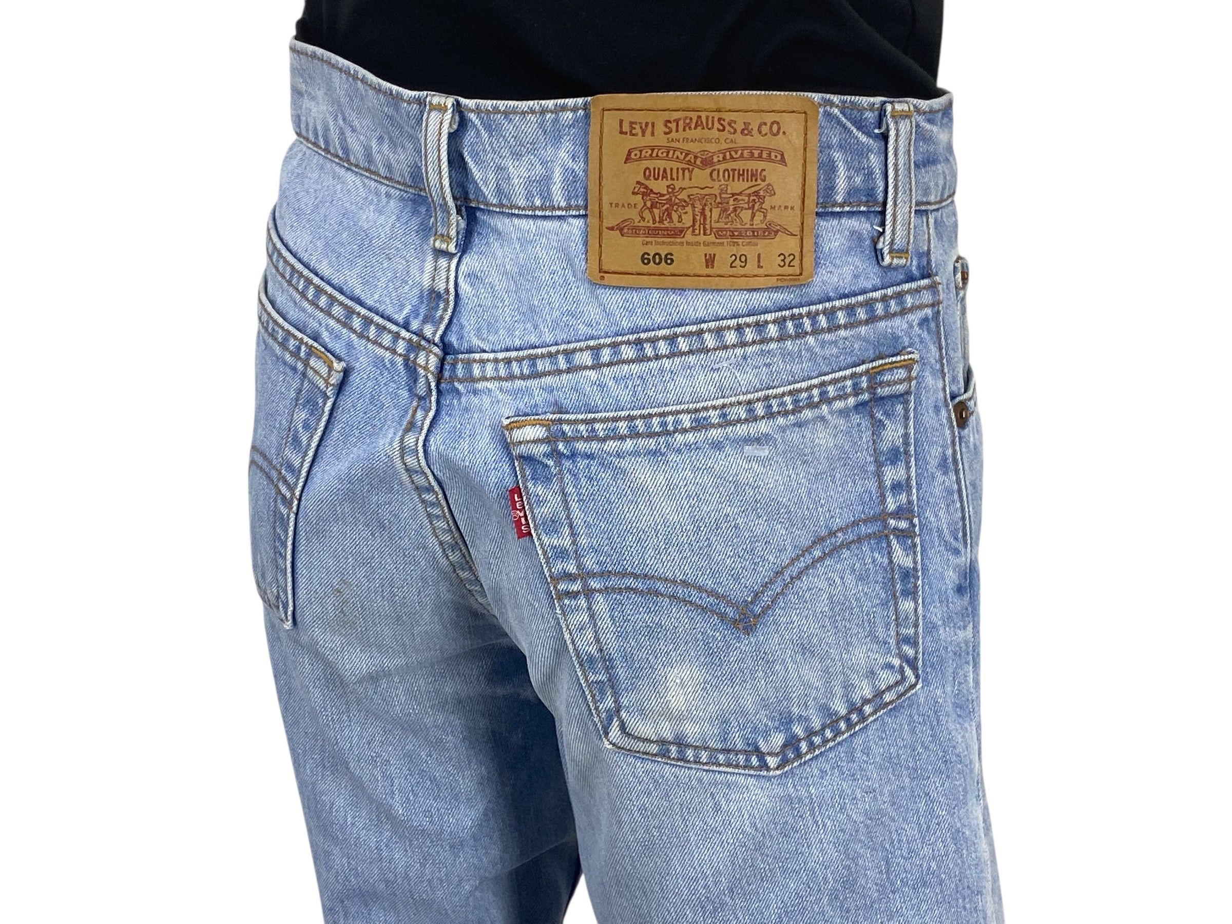 Levi's Levis 606 Light Wash Jeans Size US 27 - 7 Thumbnail