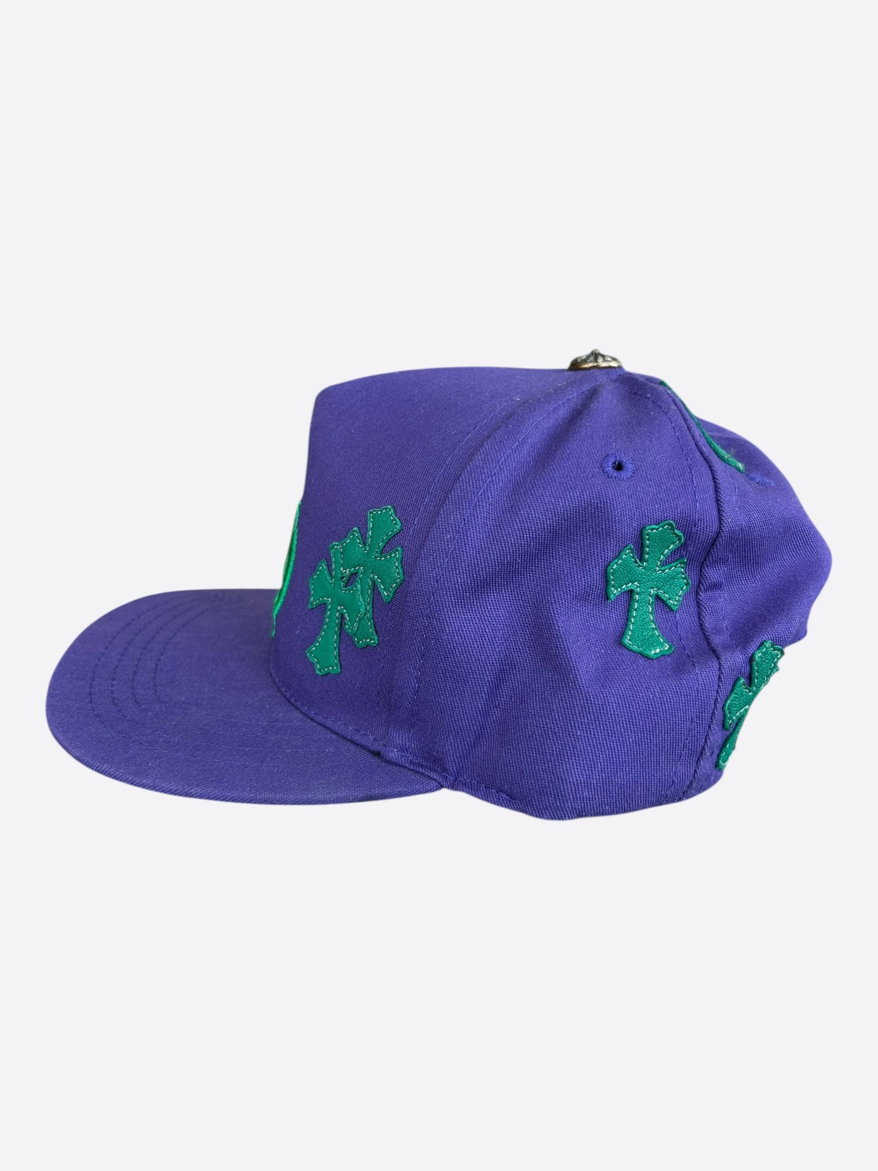 Chrome Hearts Chrome Hearts Purple & Green Cross Patch Hat Size ONE SIZE - 4 Thumbnail