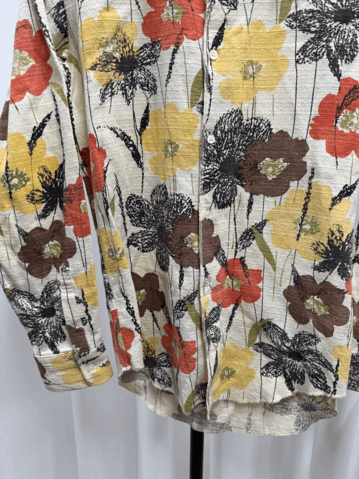 Junya Watanabe Junya Watanabe Flowers Print Shirt Size US M / EU 48-50 / 2 - 4 Thumbnail