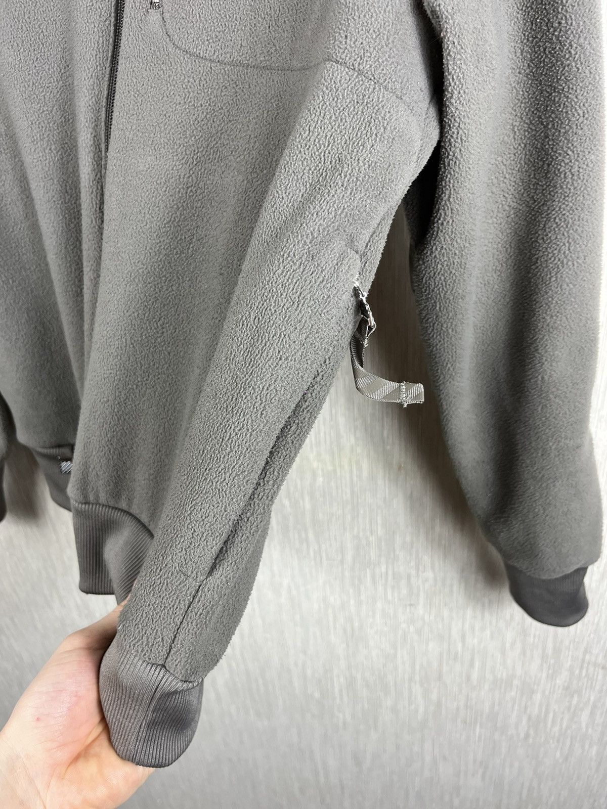 Nike × Vintage Vintage Nike y2k zip ninja fleece sherpa sweatshirt hoodie Size S / US 4 / IT 40 - 16 Thumbnail