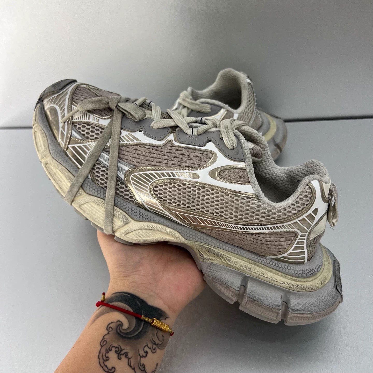 Balenciaga Balenciaga 3XL Light Beige 44 Sneakers D3246 mint Size US 11 / EU 44 - 8 Thumbnail