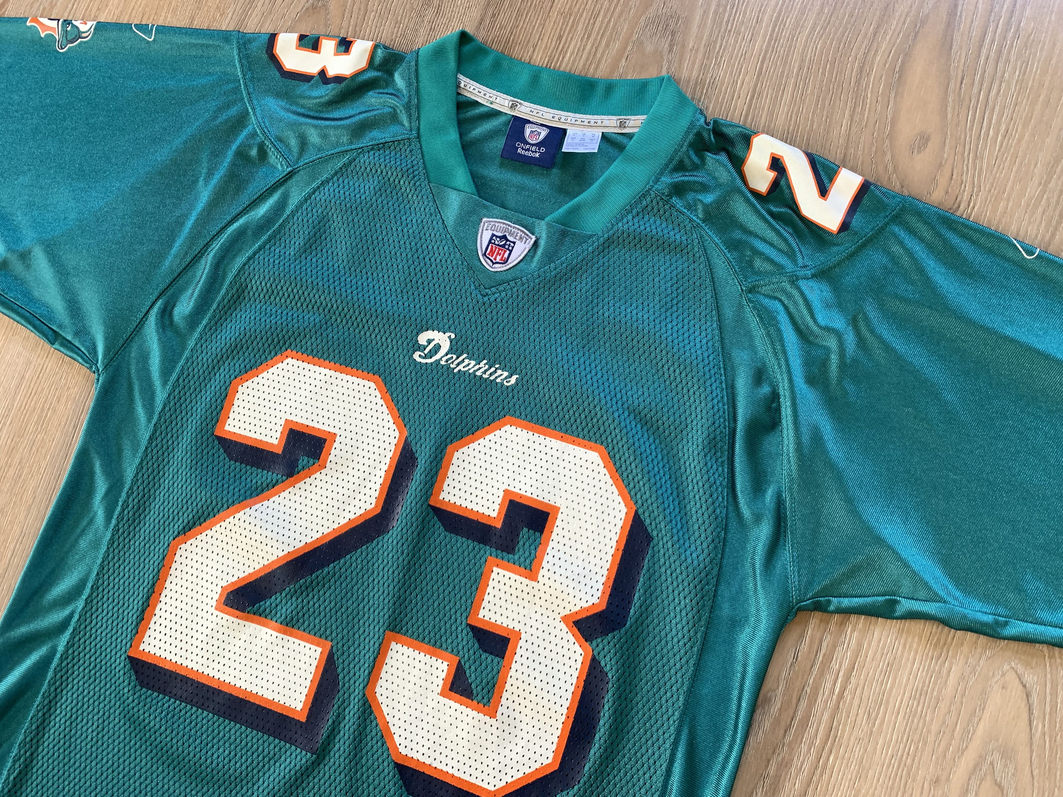 NFL × Reebok × Vintage Reebok NFL Miami Dolphins Ronnie Brown #23 Jersey Size US S / EU 44-46 / 1 - 4 Thumbnail