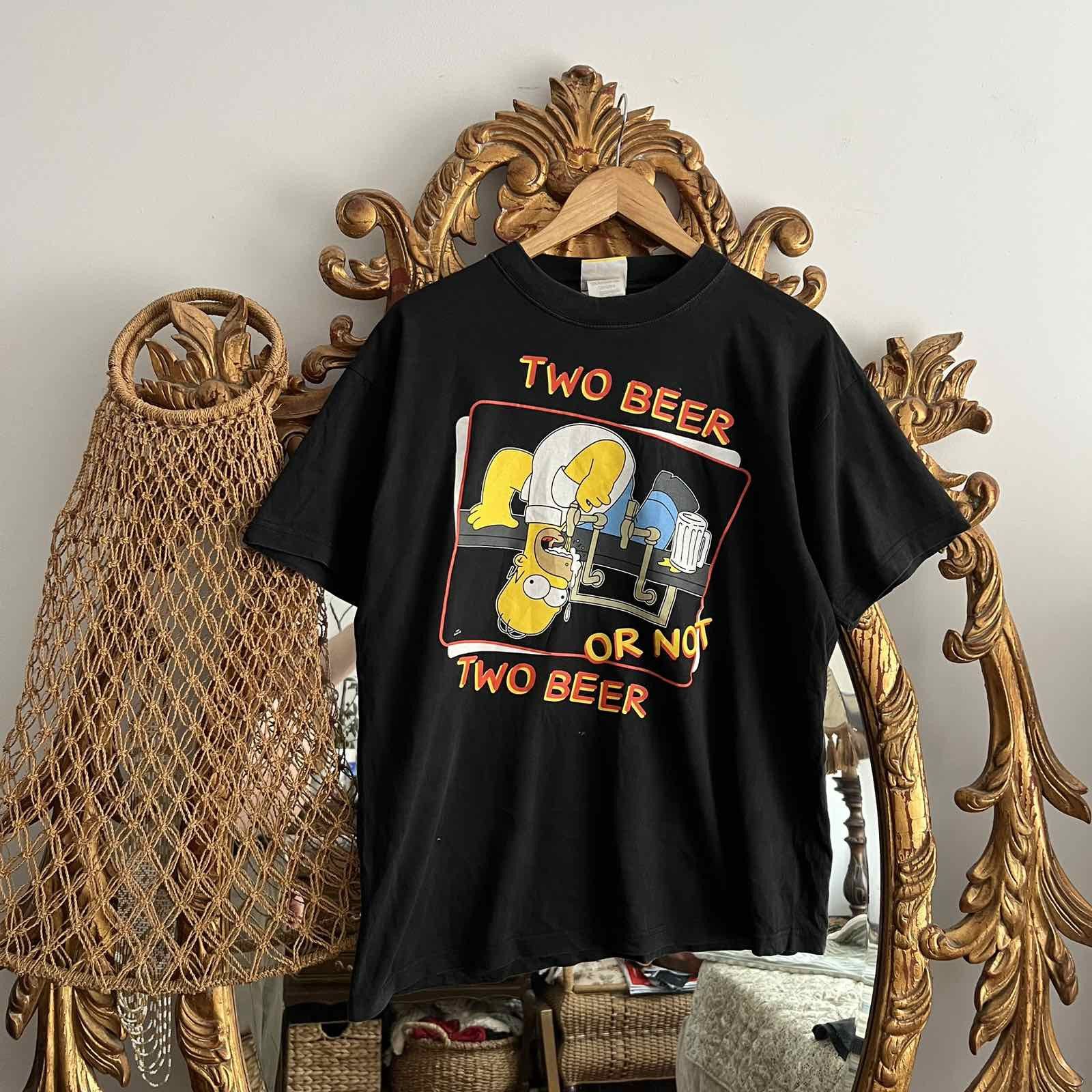 Vintage Vintage 2000s Homer Simpson T-shirt Sz L Size US L / EU 52-54 / 3 - 1 Thumbnail