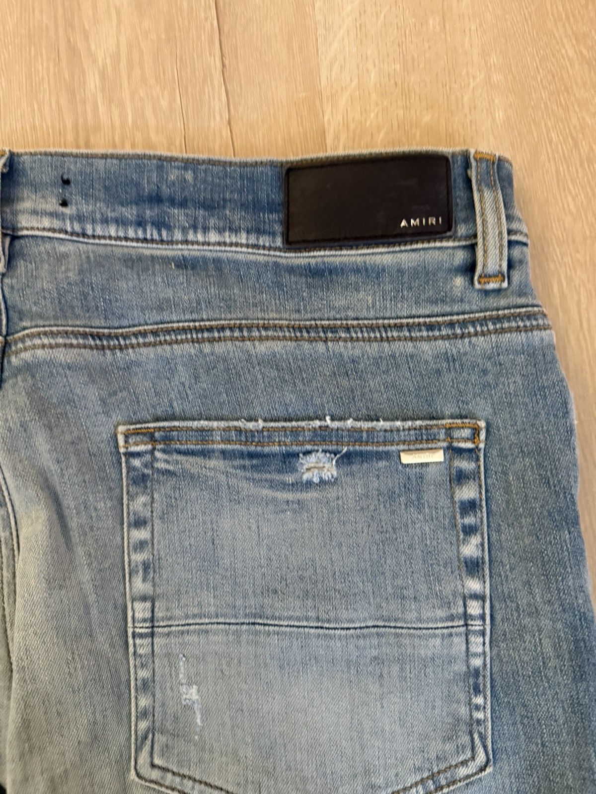 Amiri Amiri mx1 light blue washed jeans Size US 36 / EU 52 - 6 Thumbnail