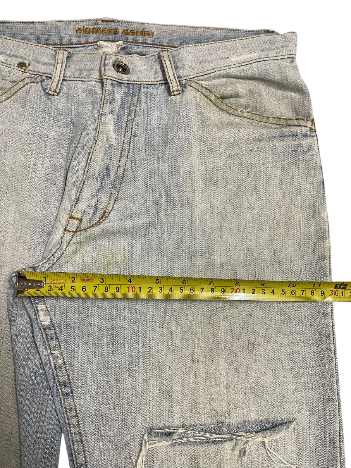 Element Vintage Element Blue Bleached Style Distressed Loose Jeans Size US 32 / EU 48 - 15 Thumbnail