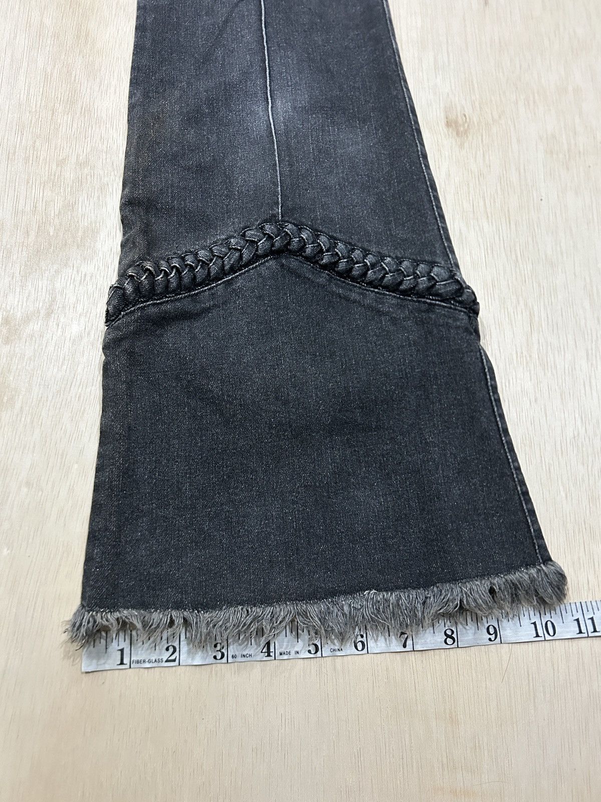 Japanese Brand Vintage Vivayou Flared Anarchy Bondage Jeans Size US 29 - 16 Thumbnail