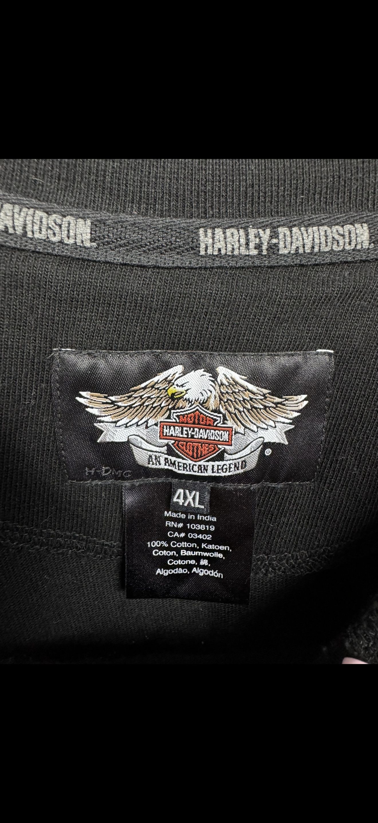 Harley Davidson Harley Davidson Mens Big Logo Sweatshirt Size US XXL / EU 58 / 5 - 4 Thumbnail