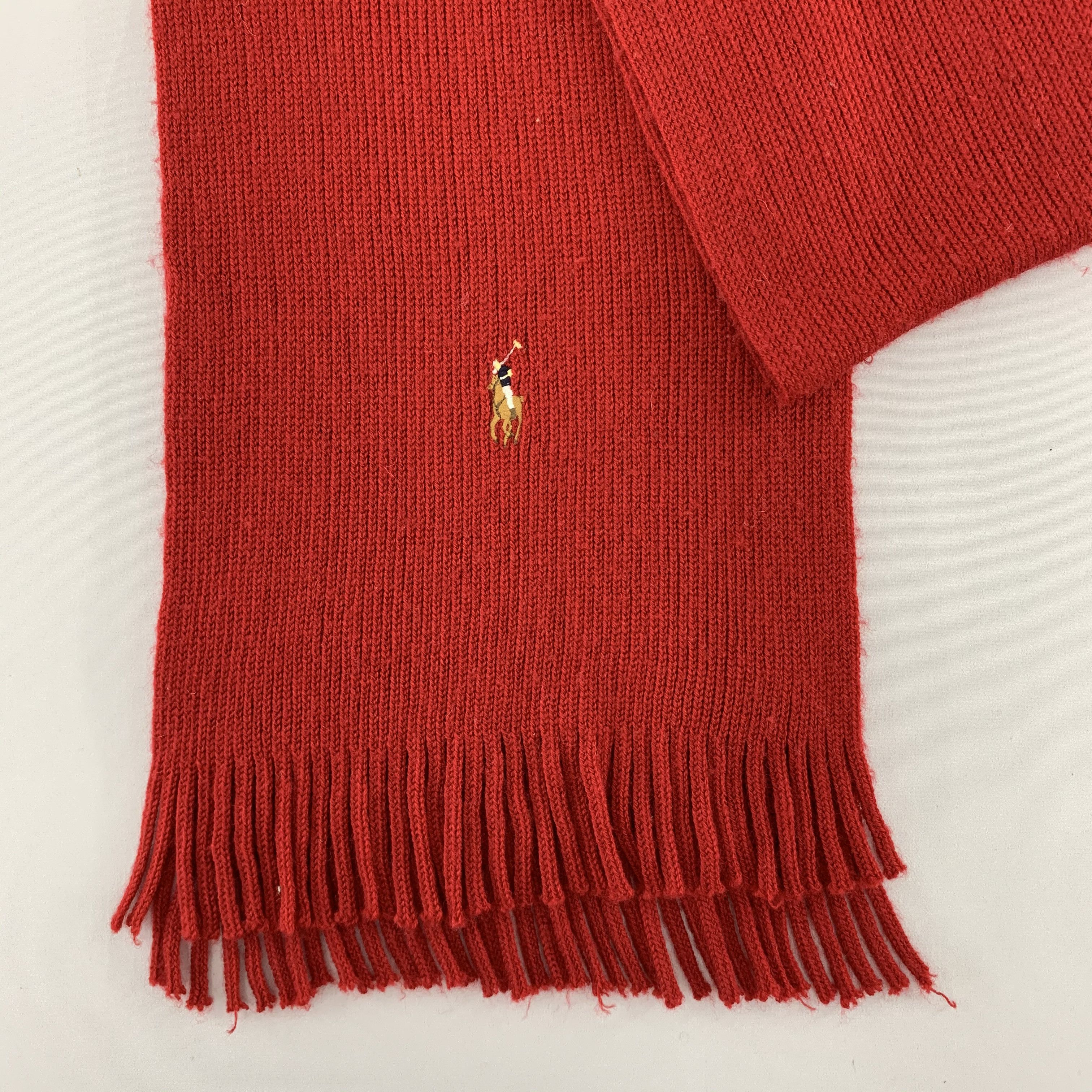 Polo Ralph Lauren Polo Ralph Lauren Scarf Wool Muffler Neck Wrap BL4404 Size ONE SIZE - 4 Thumbnail
