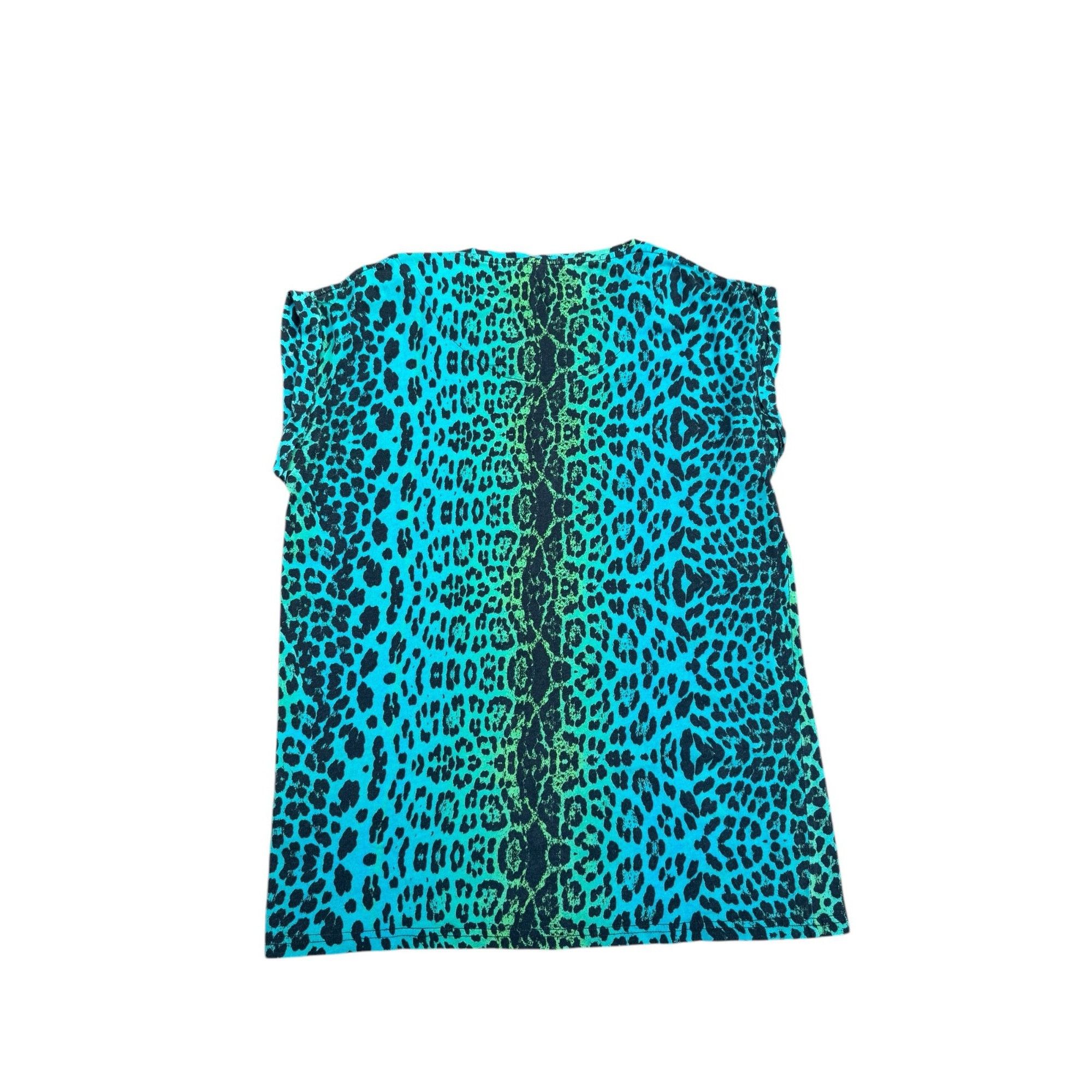 Versace Rare Green Leopard T-shirt Size US S / EU 44-46 / 1 - 4 Thumbnail