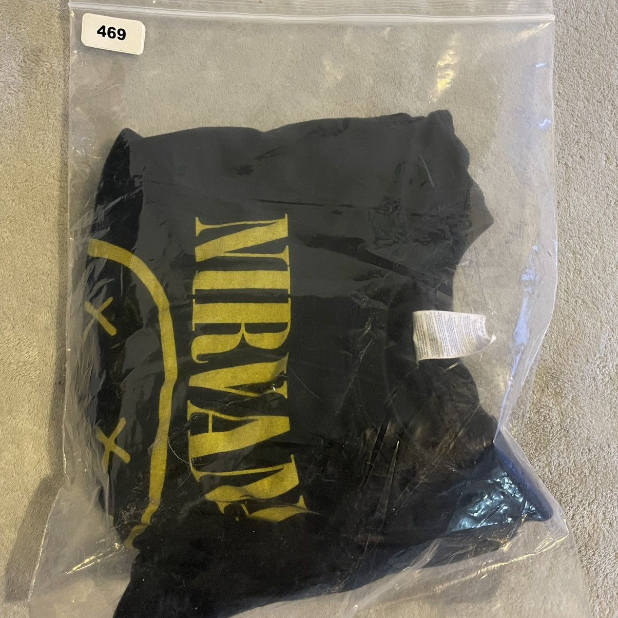 Nirvana Nirvana Shirt Men XL Black Graphic Streetwear Workout Tee Size US XL / EU 56 / 4 - 7 Thumbnail